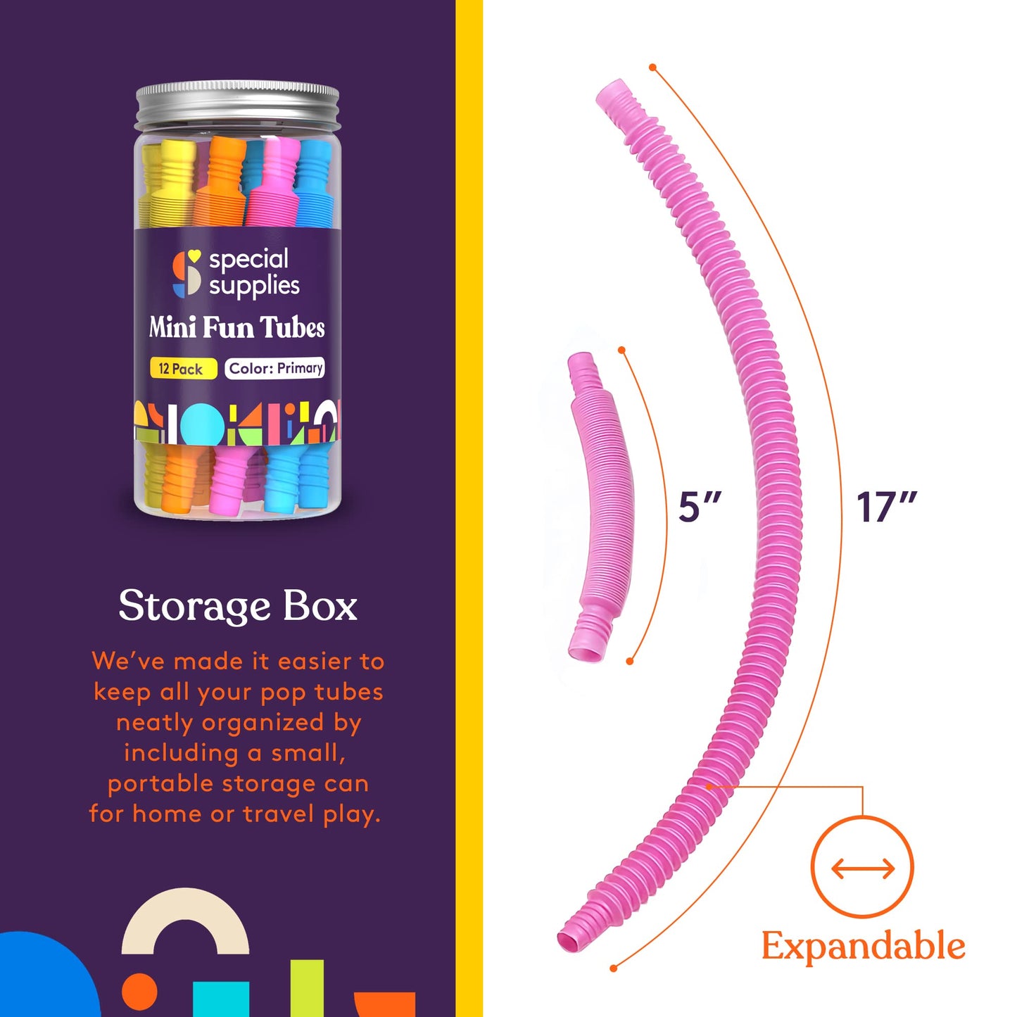 Fun Pull and Stretch Tubes for Kids