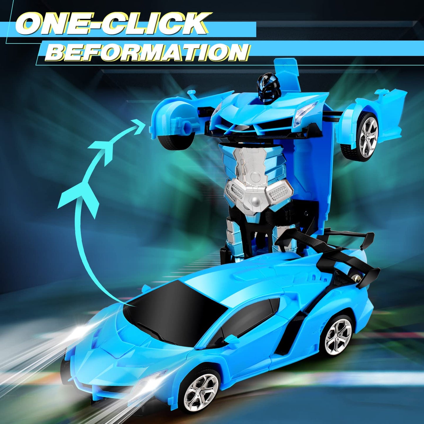 Transforming Remote Control Car for Kids
