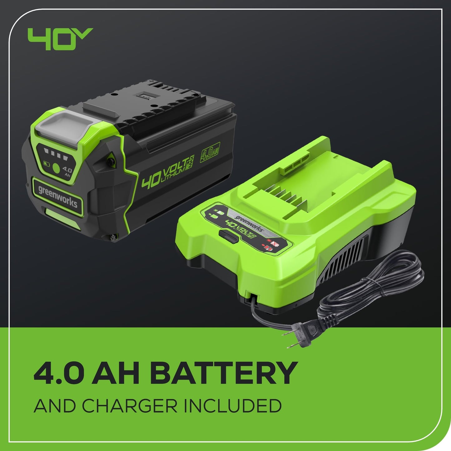 40V Brushless Cordless Lawn Mower by Greenworks