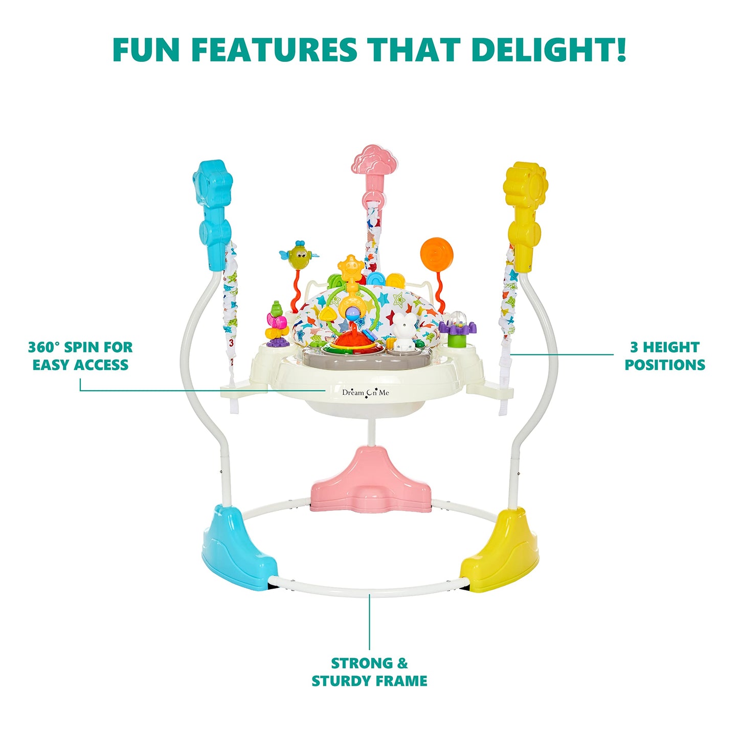 Dream On Me 2-in-1 Baby Activity Center & Bouncer