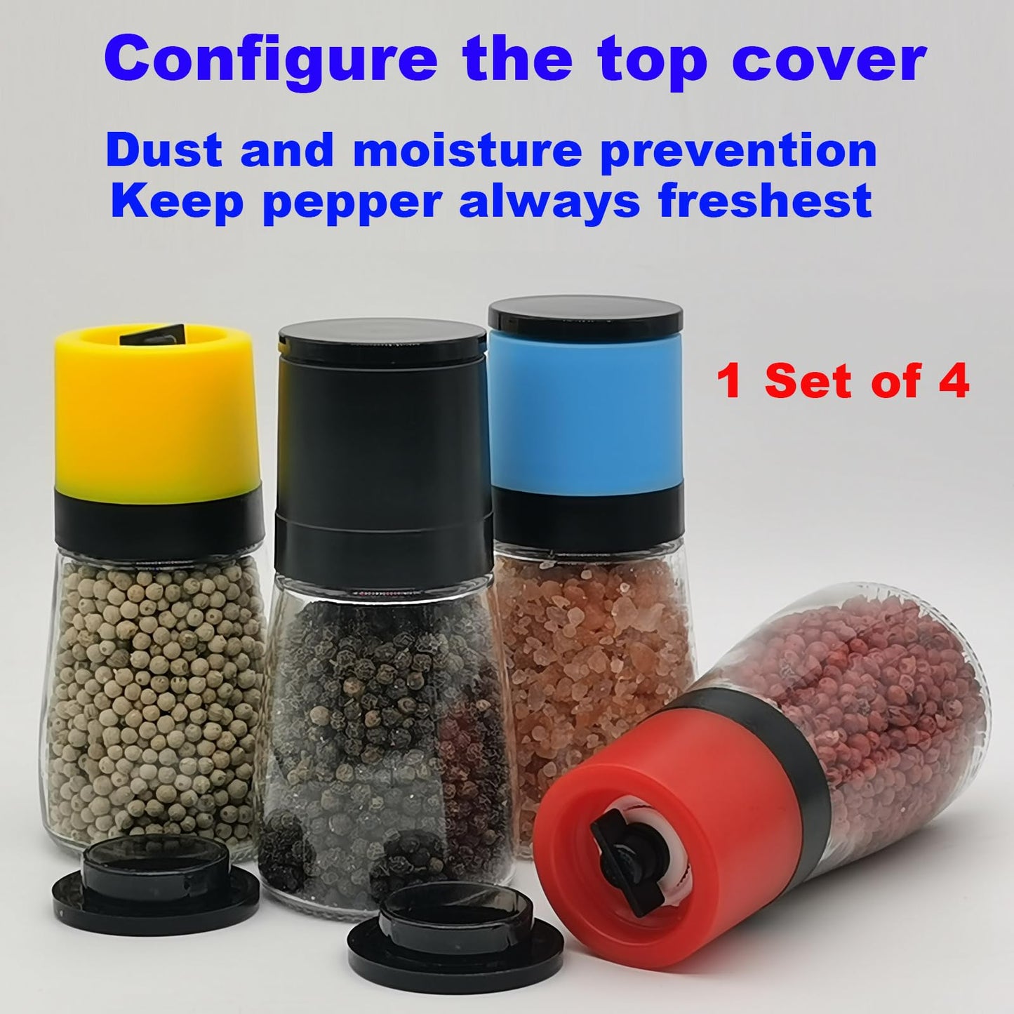 Salt and Pepper Grinder Set by ANDONG