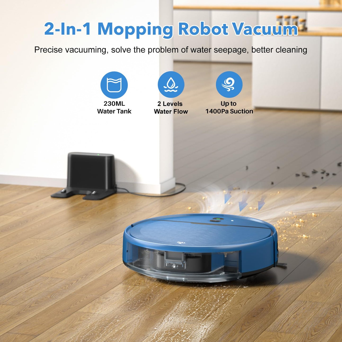 iMartine 2-in-1 Robotic Vacuum and Mop