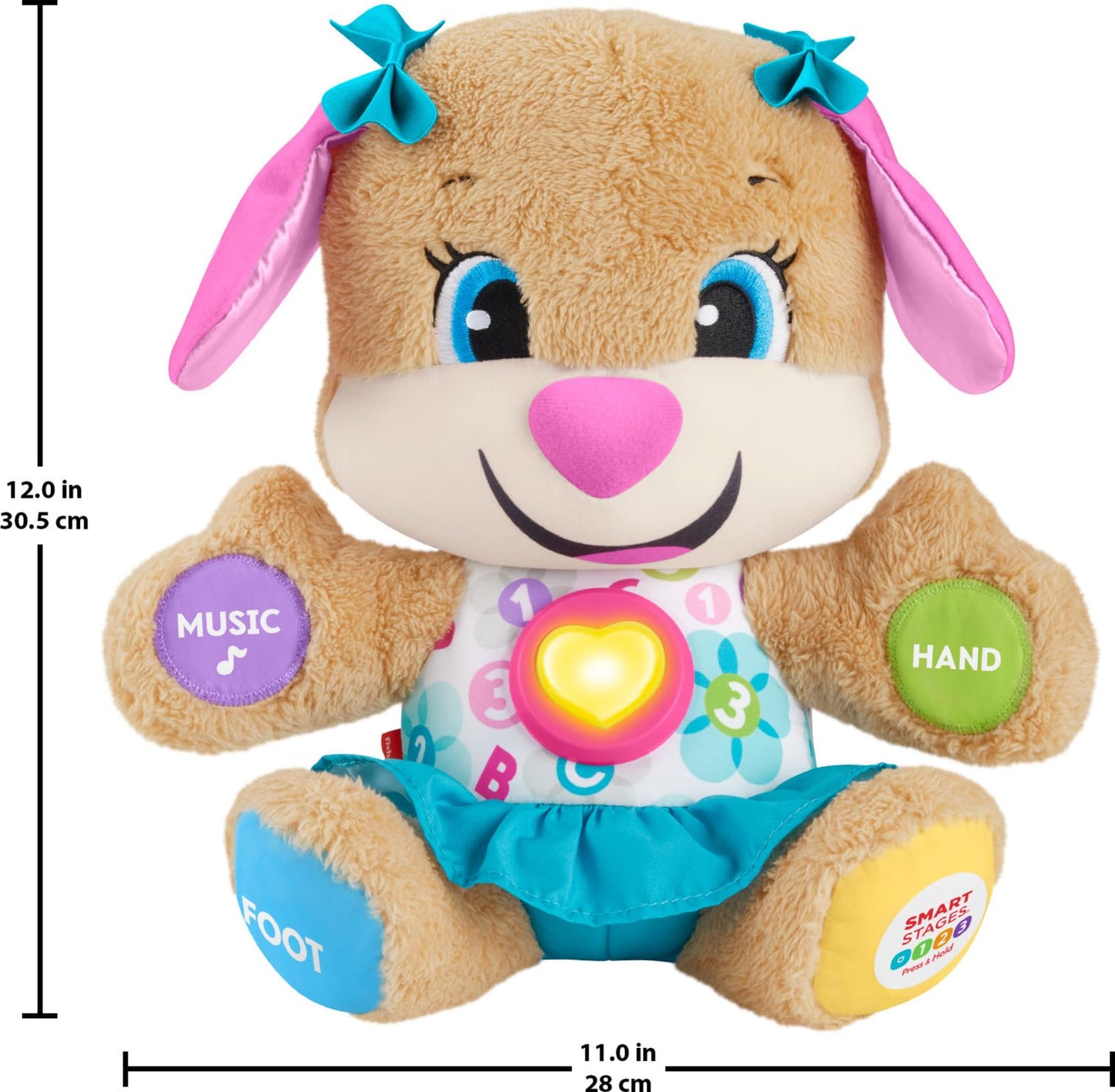 Fisher-Price Laugh & Learn Musical Plush Toy