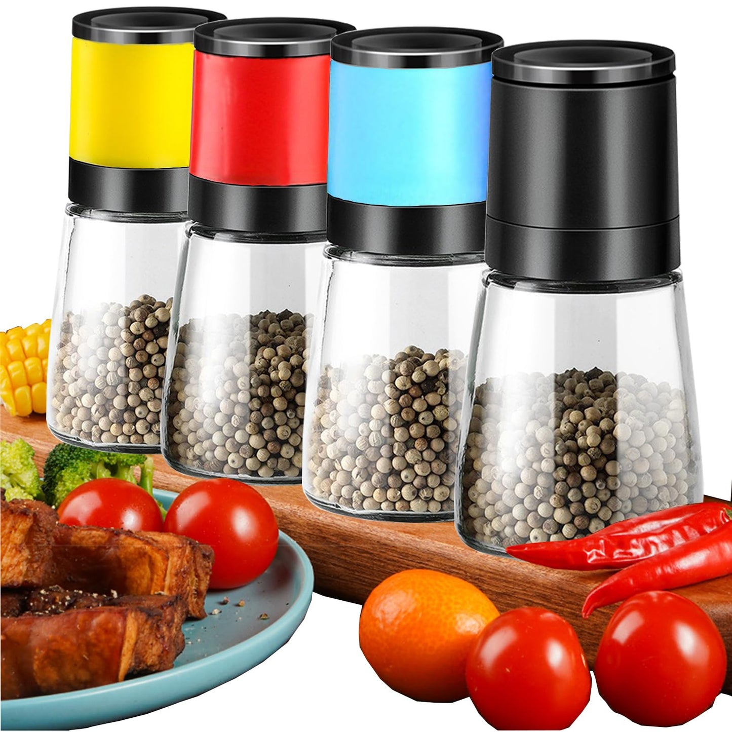 Salt and Pepper Grinder Set by ANDONG