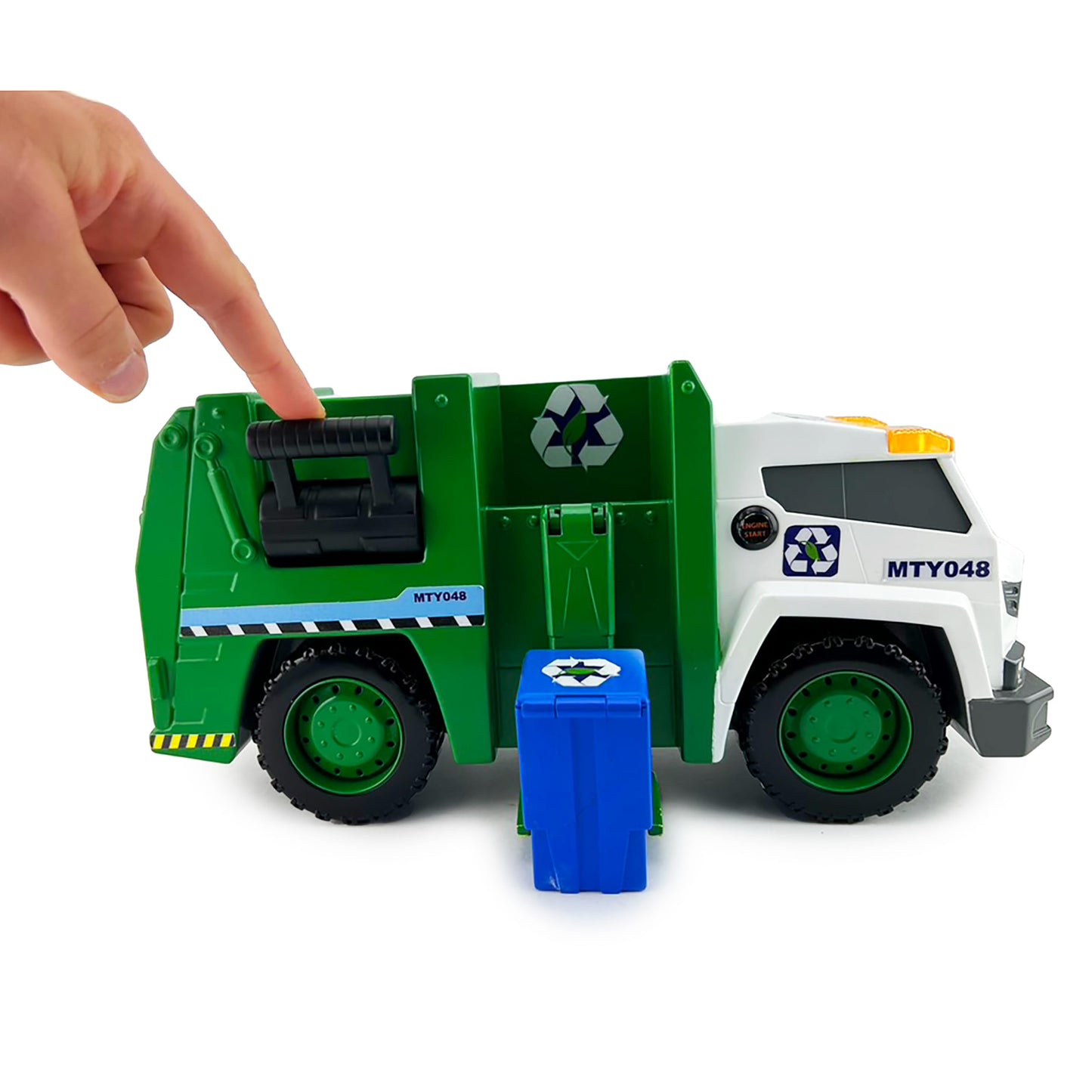 Mighty Fleet 15" Motorized Garbage Truck Toy