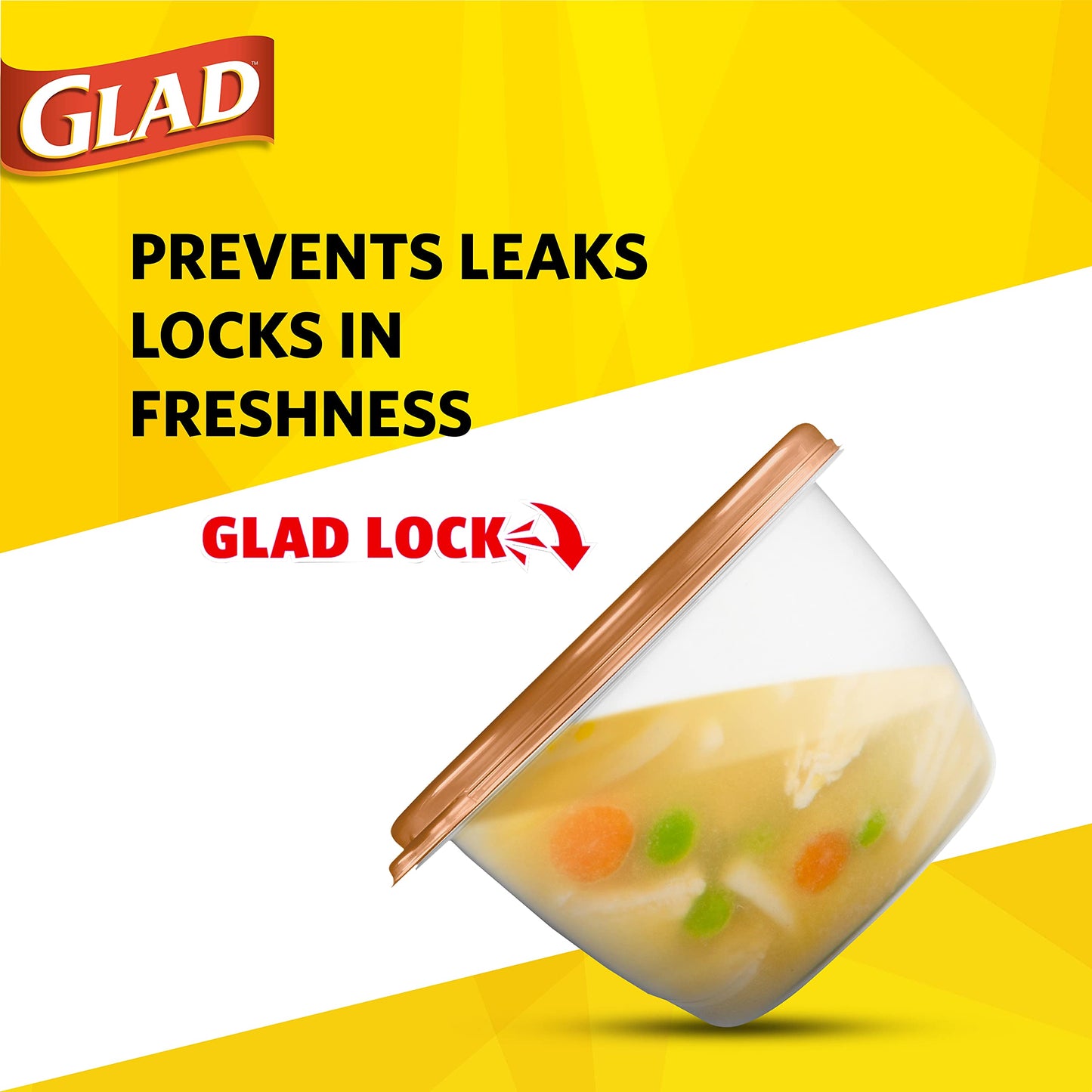 GladWare 3-Count Deep Dish Food Storage Containers