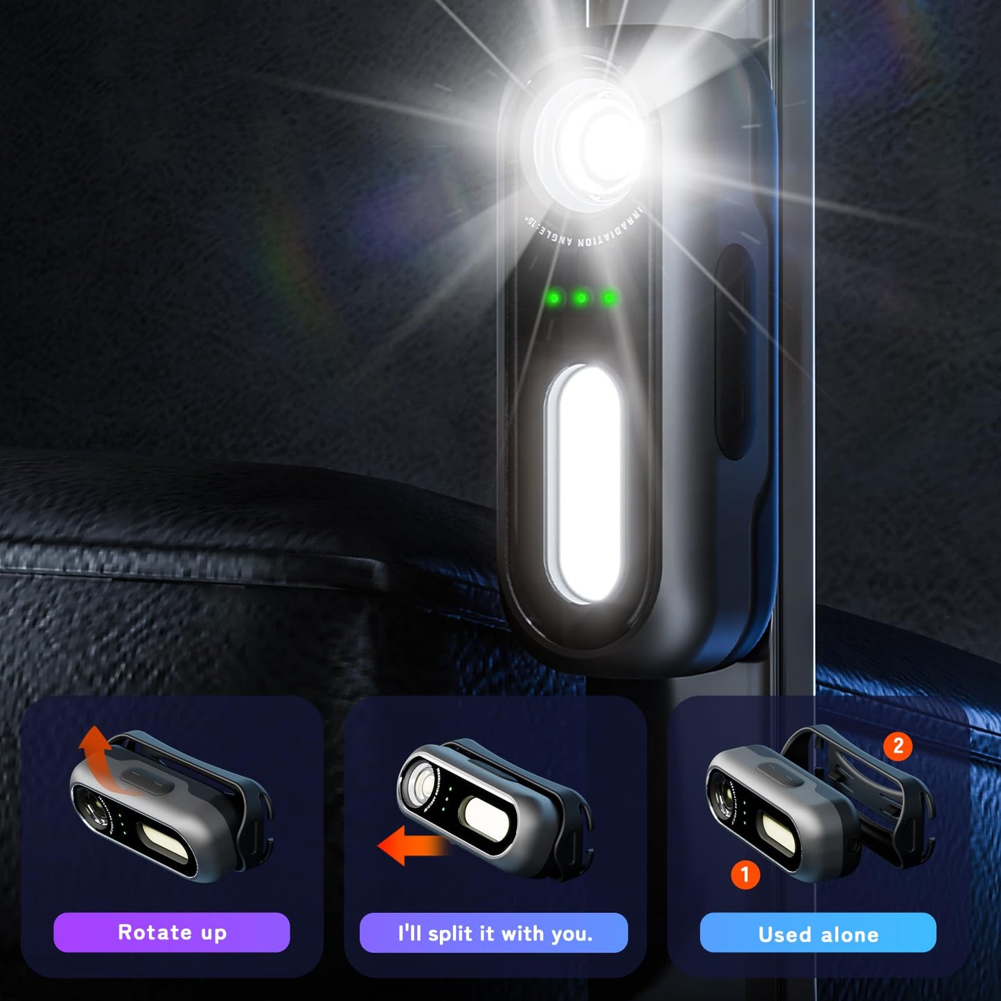 AOOSTAR Rechargeable LED Headlamp 10000 Lumens