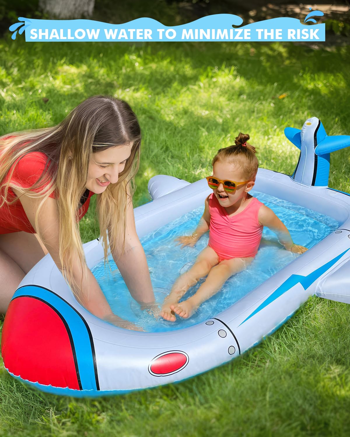 Inflatable 3-in-1 Kiddie Pool for Toddlers