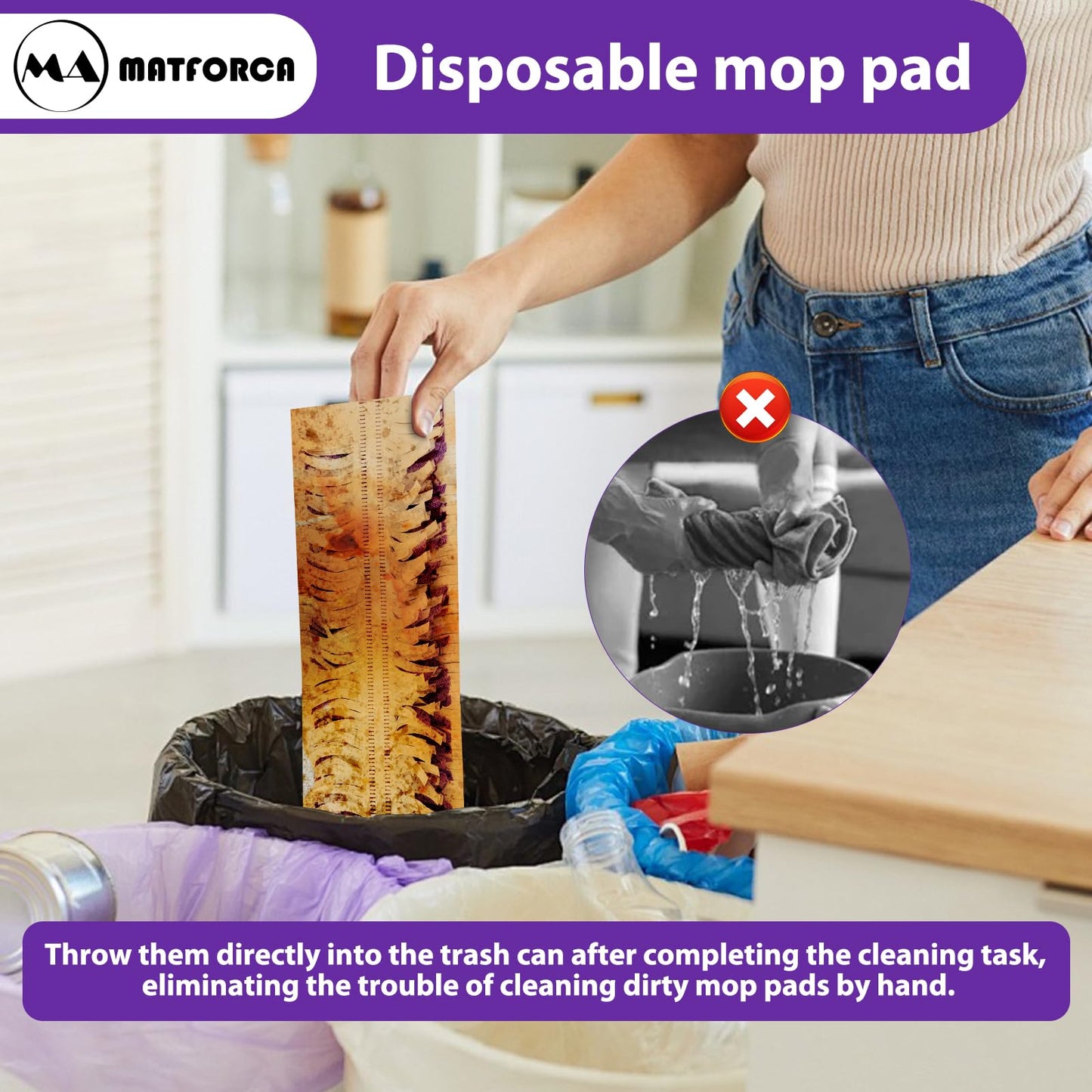 Swiffer Power Mop Pads, 6 Count Eco-Friendly