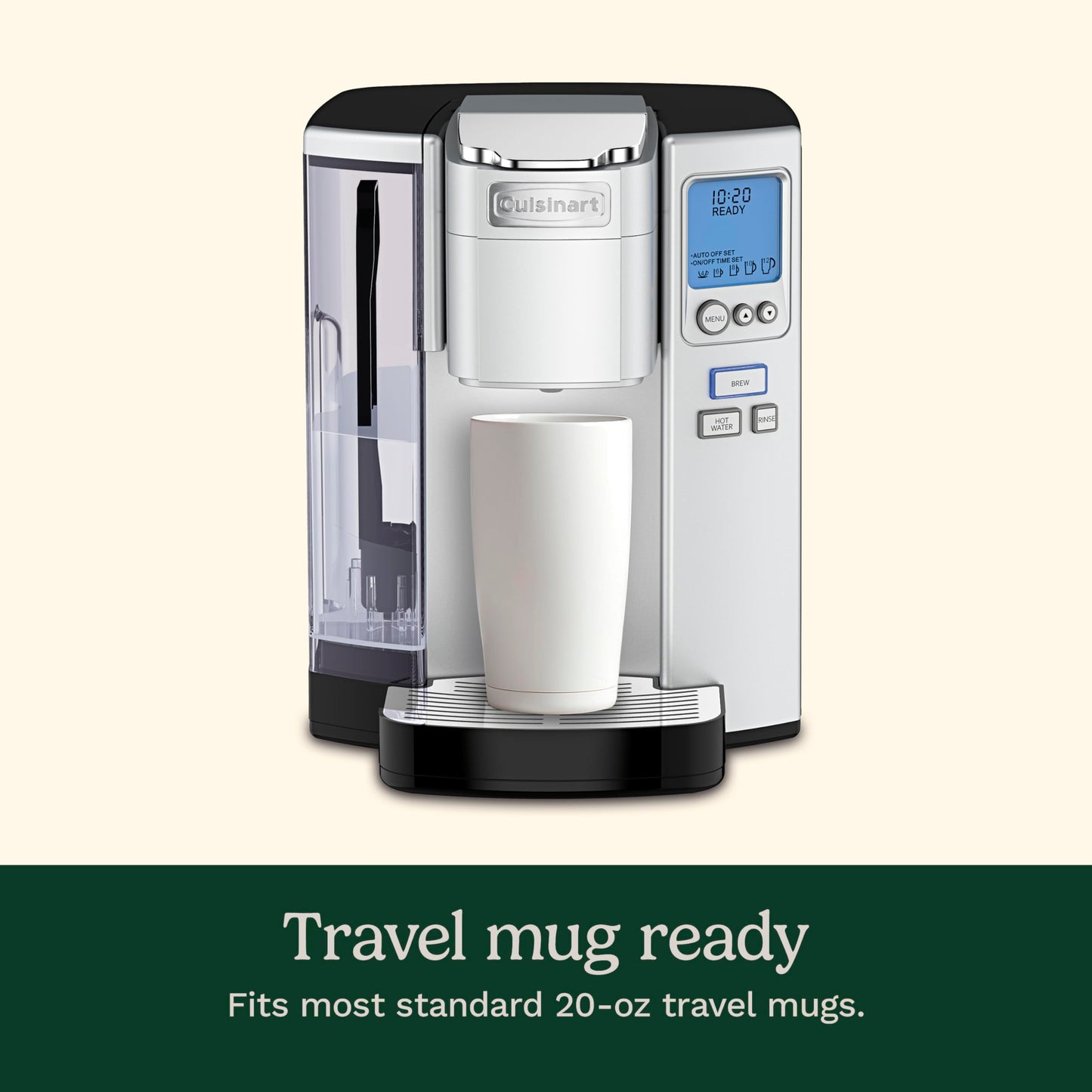 Cuisinart Single Serve Coffee Maker with Hot Water