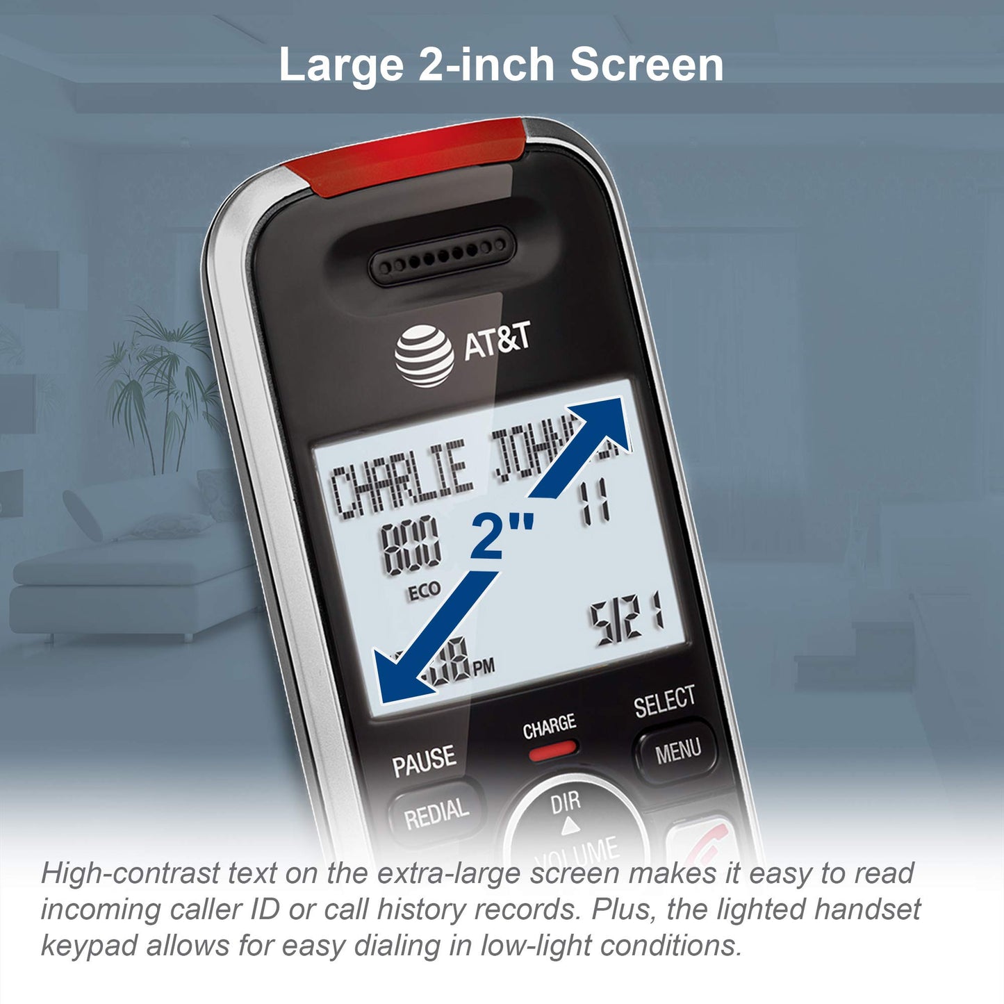 AT&T Cordless Phone with Answering Machine & Call Blocking