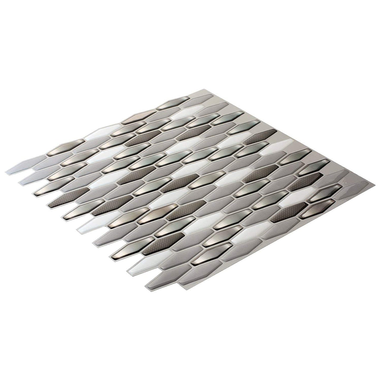 Art3d Black/White Marble Wall Panel Pack of 6