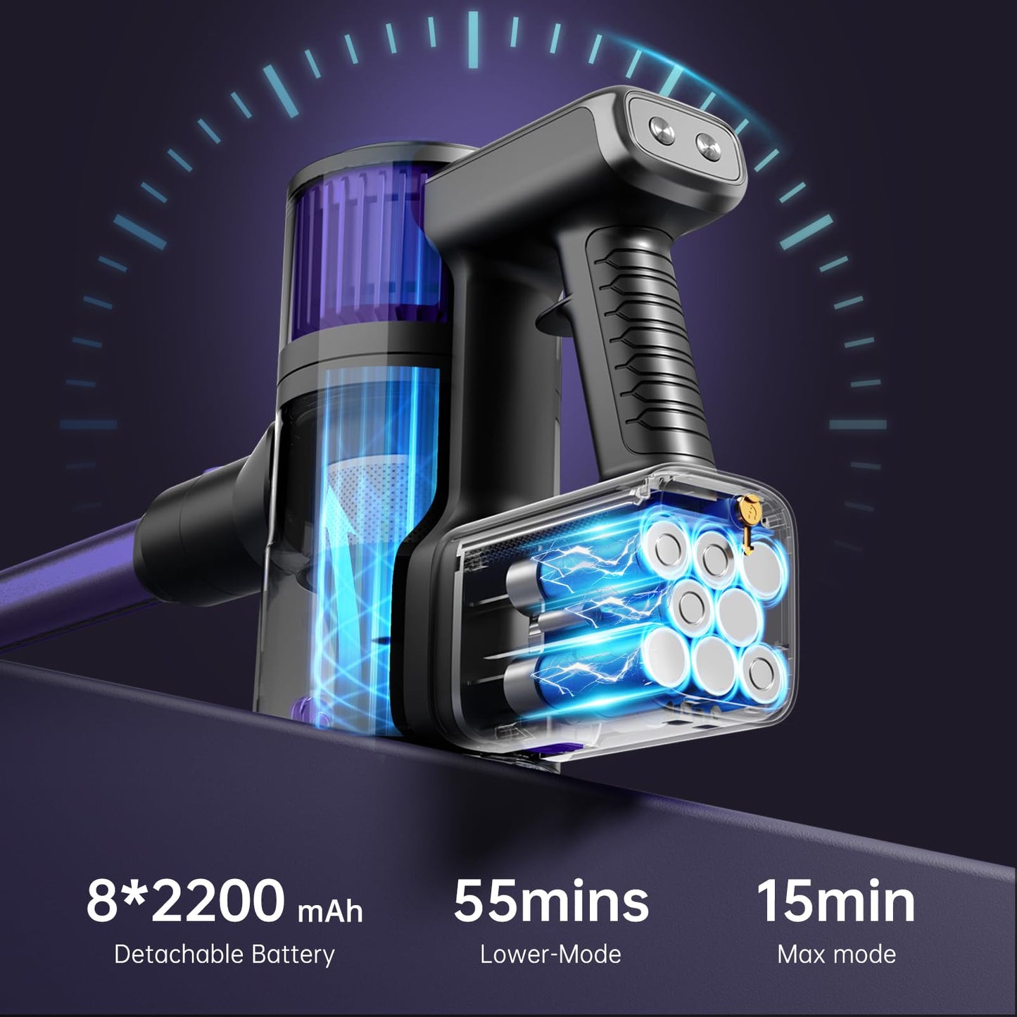 Cordless Vacuum Cleaner 38Kpa FABULETTA 6-in-1