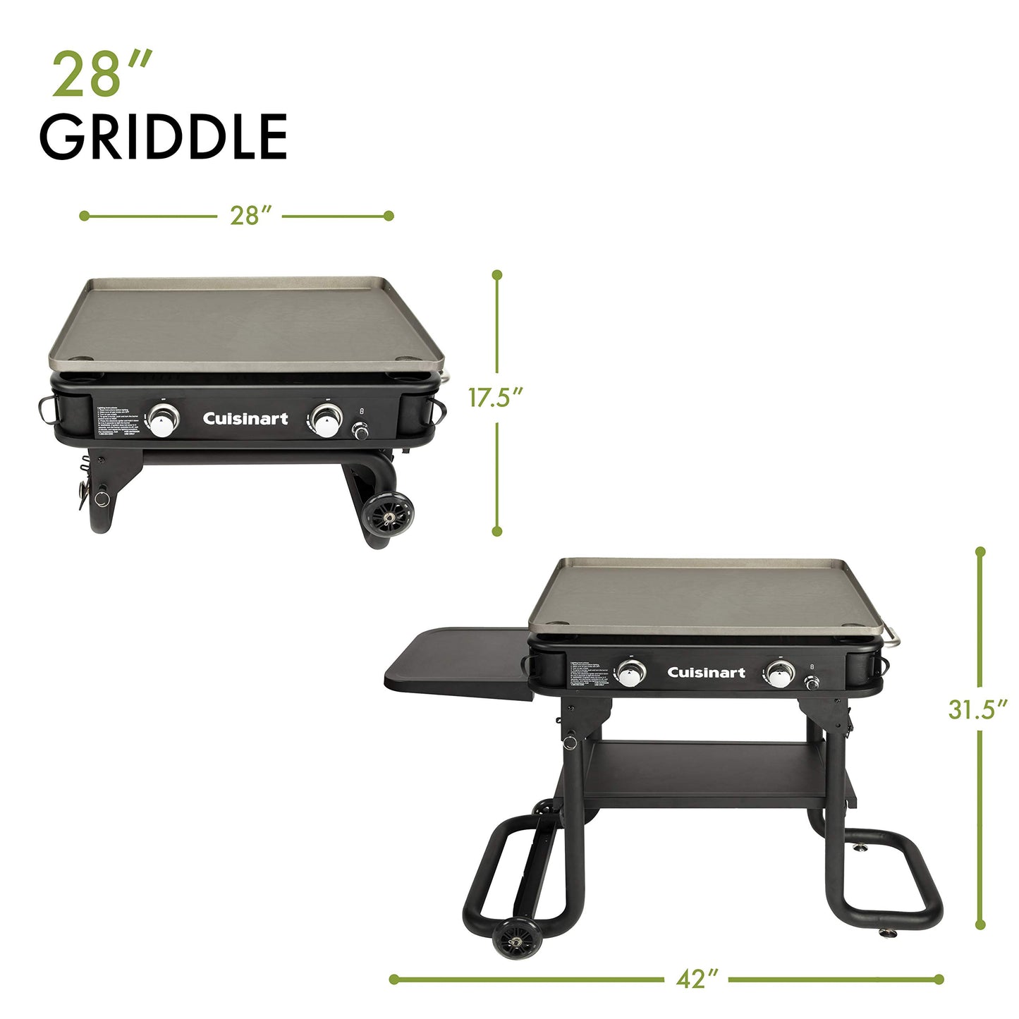 Cuisinart 28" Two Burner Gas Griddle
