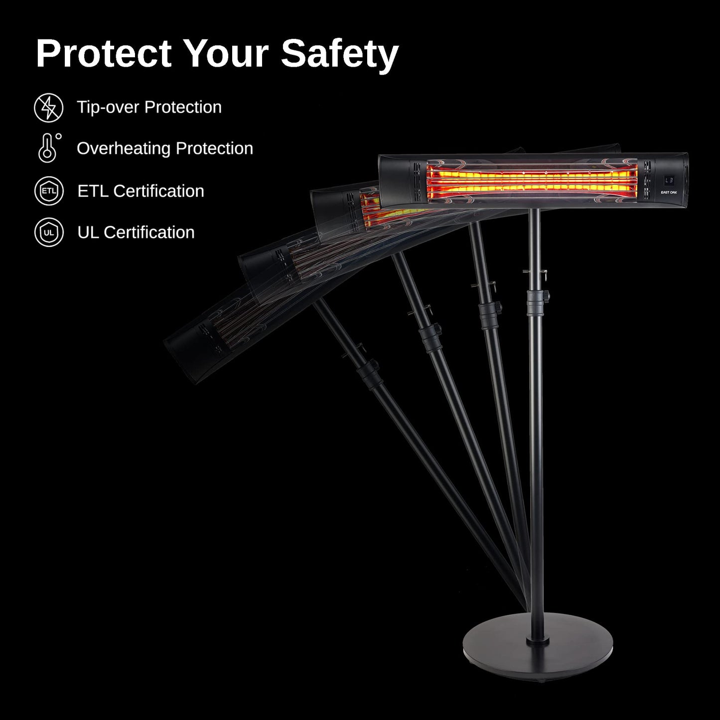EAST OAK Patio Heater
