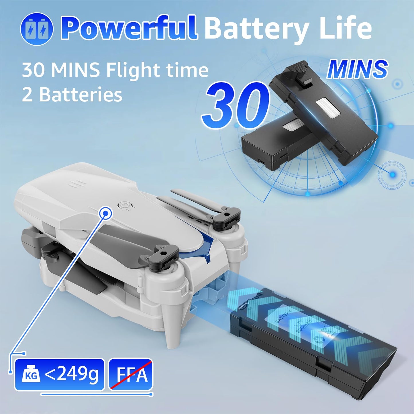 1080P HD Mini Drone with Altitude Hold