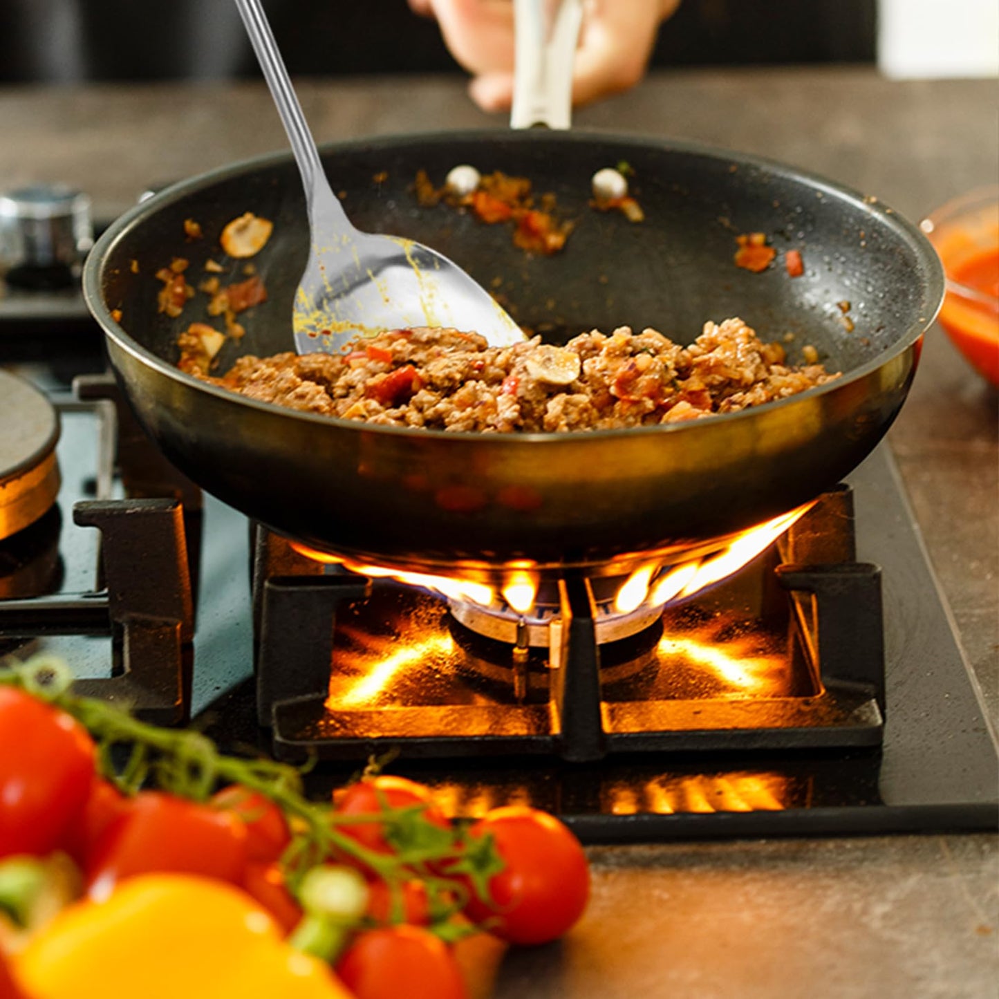 HANSGO Stainless Steel Wok Utensils Set
