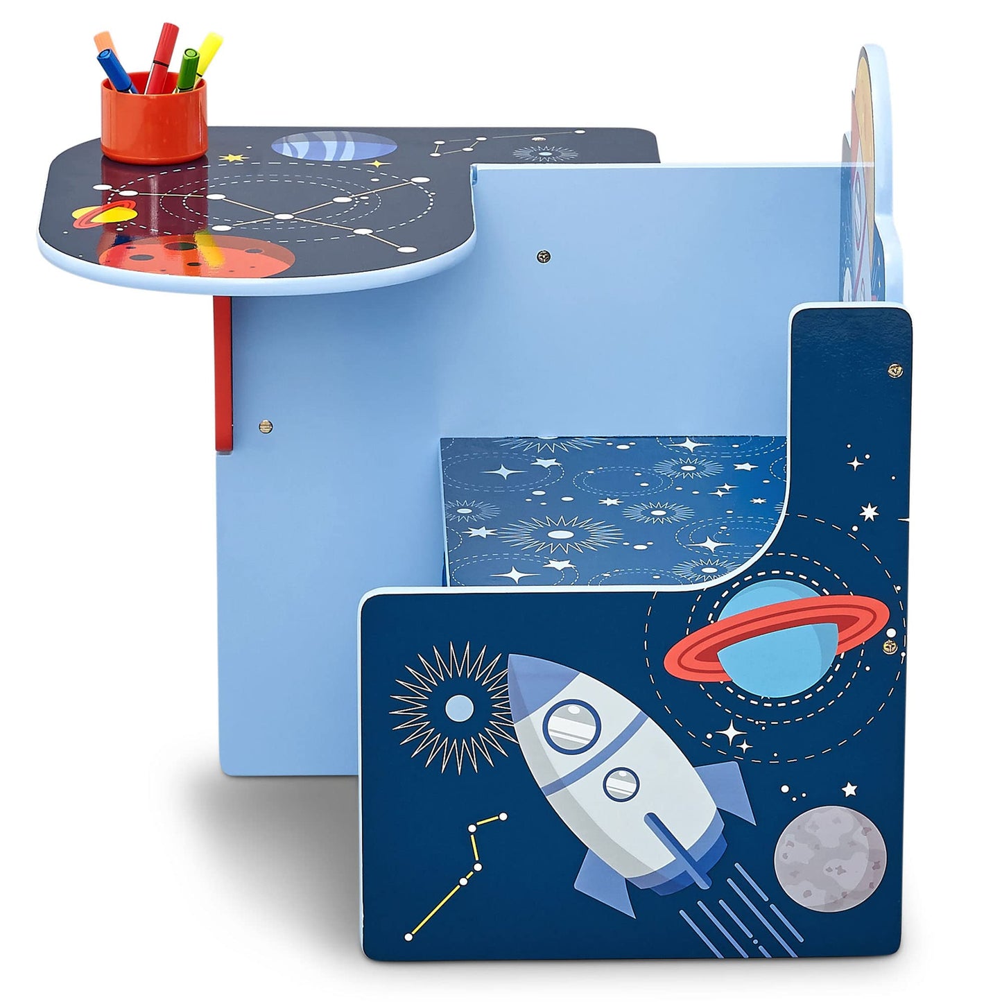 Delta Children Space Adventures Chair Desk with Storage