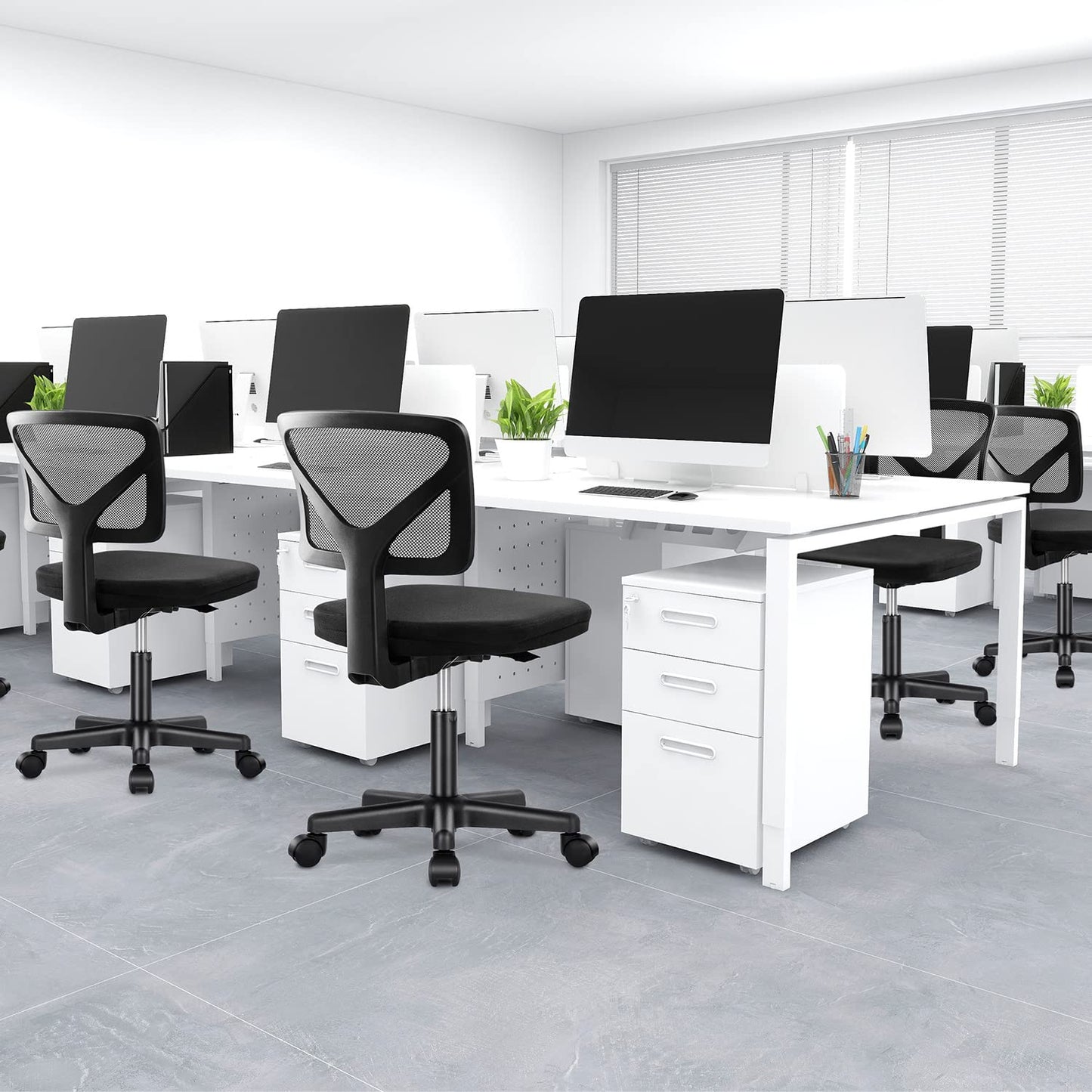 Ergonomic Mesh Task Chair with Lumbar Support