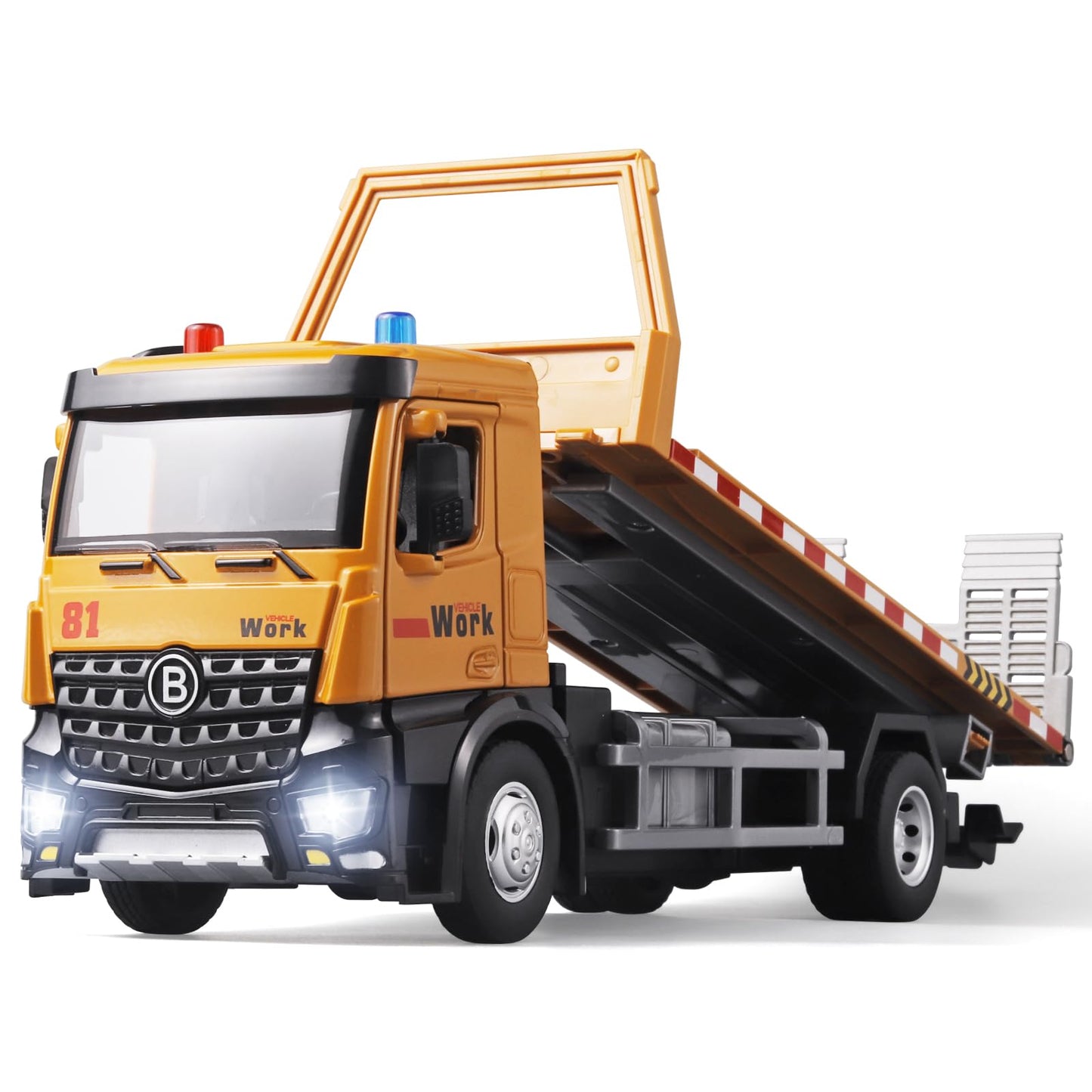 Tow Truck Toy with Sounds and Lights for Boys