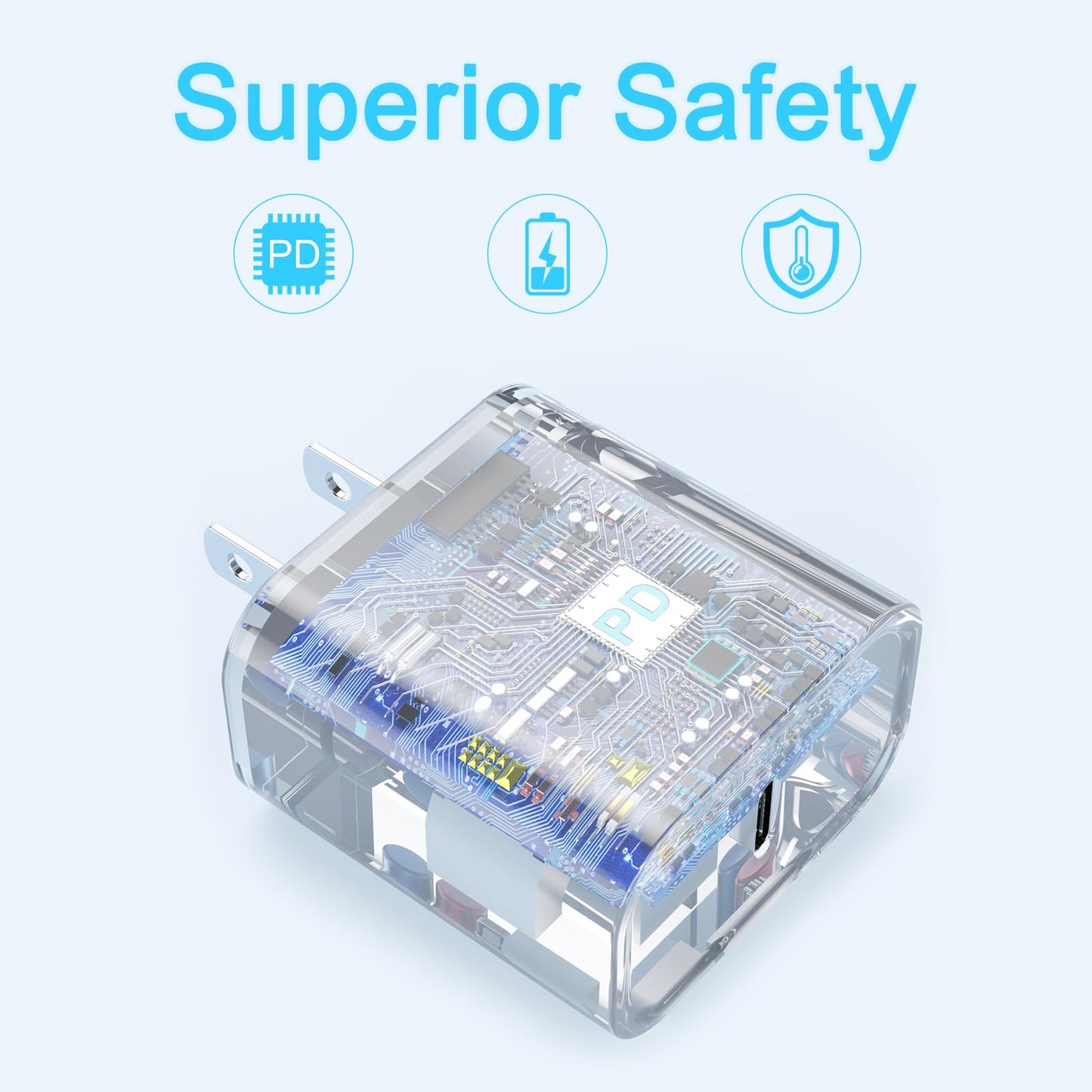 25W USB C Charger Block - Fast Charging