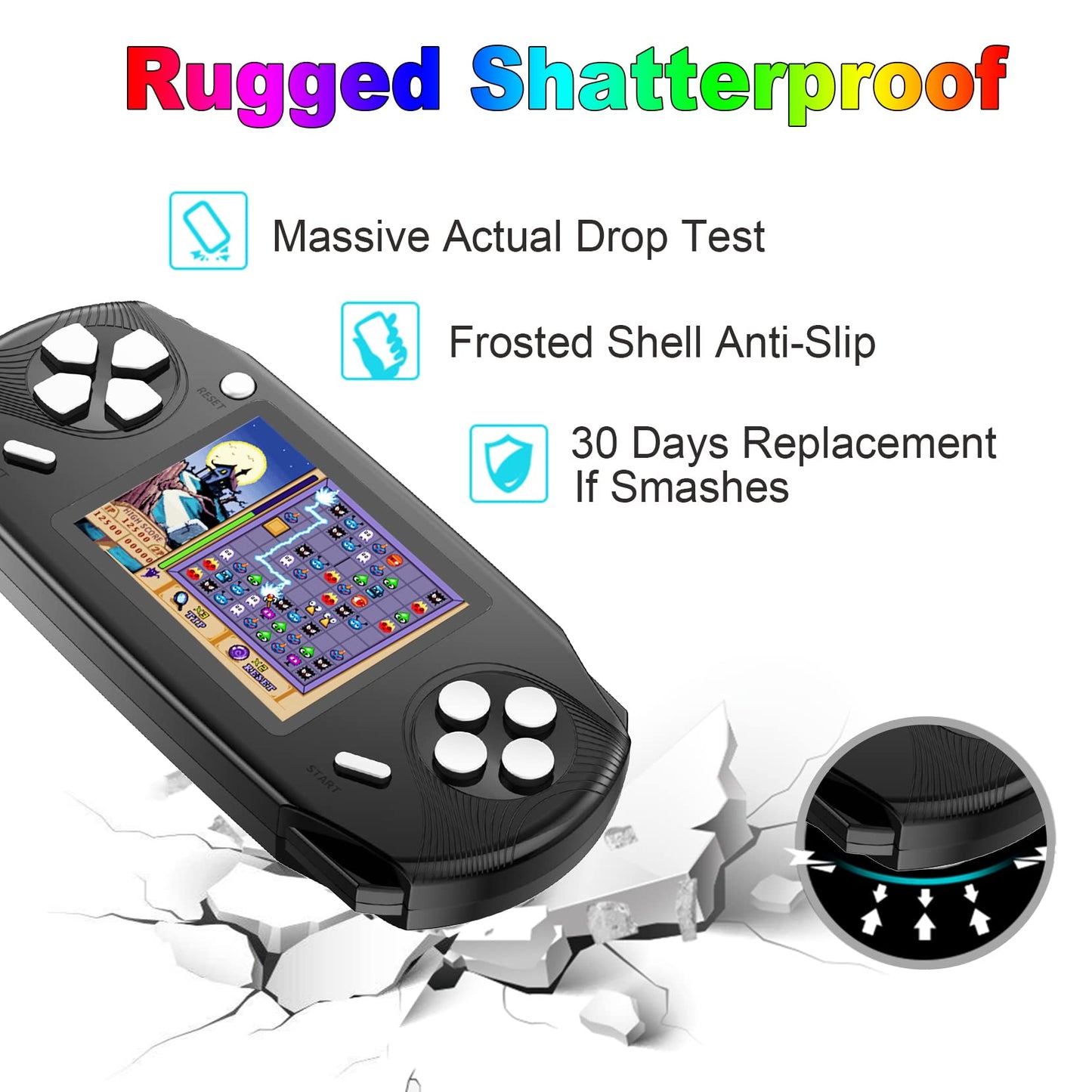 Handheld 16 Bit Retro Game Console with 100 Games