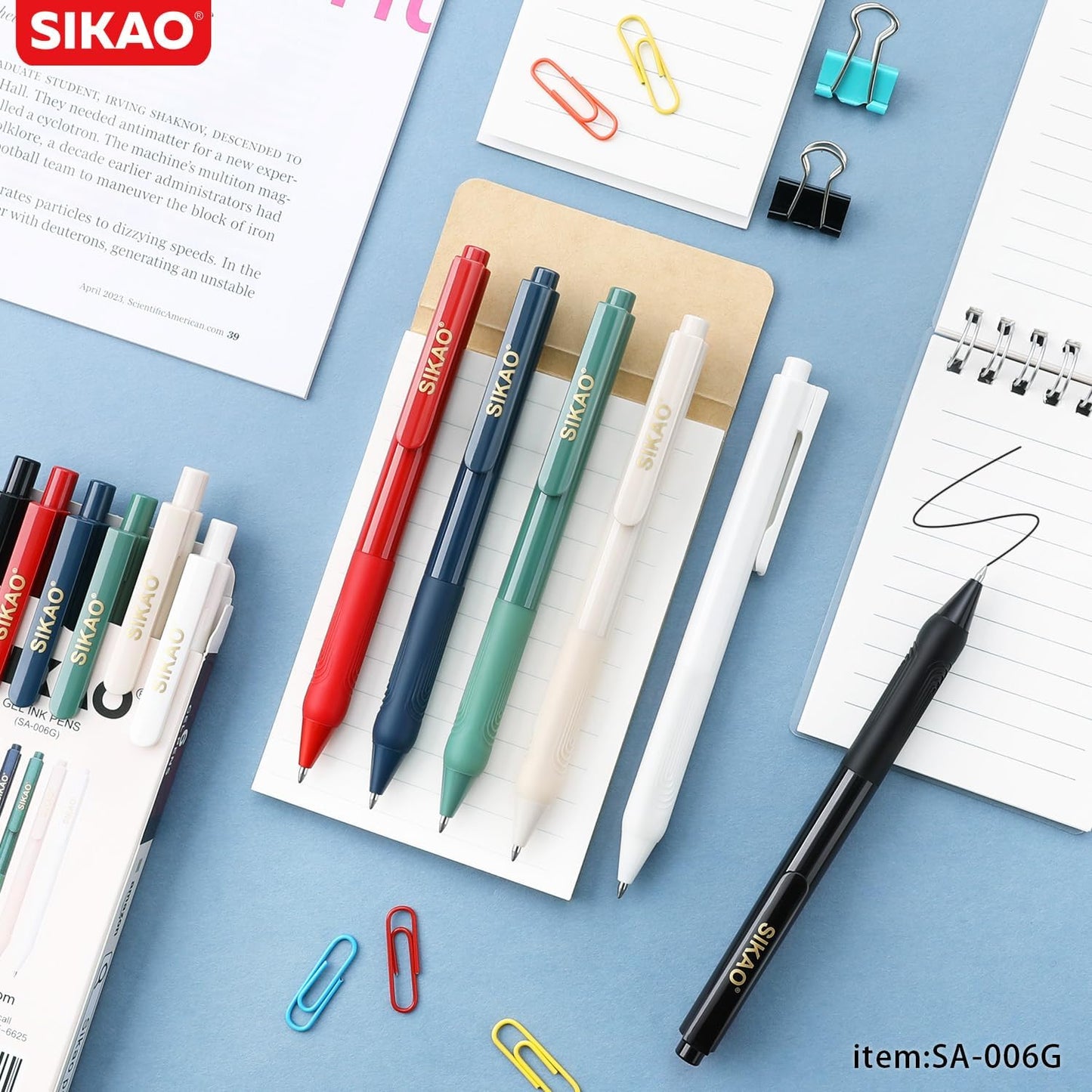 Sikao 0.5mm Gel Pens for Smooth Writing
