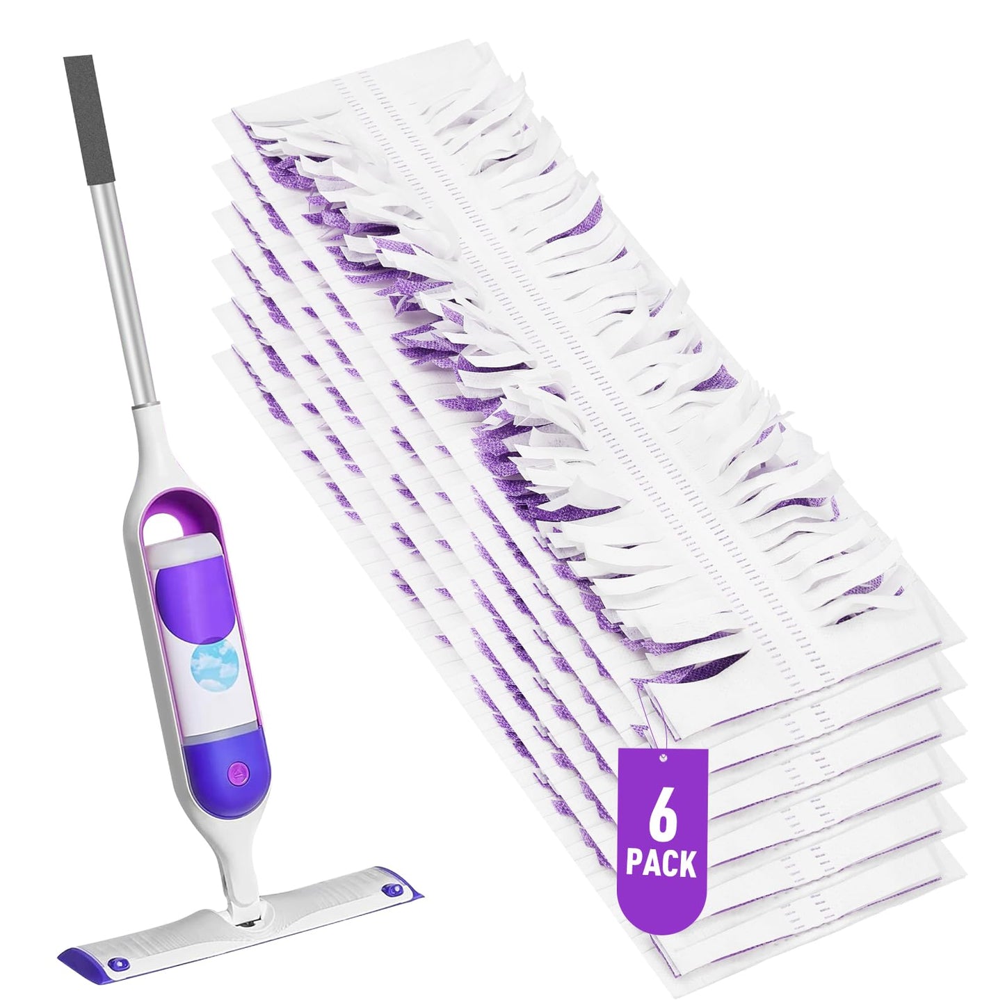 Swiffer Power Mop Pads, 6 Count Eco-Friendly