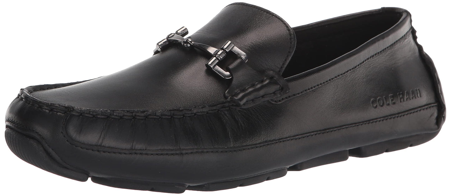 Cole Haan Men's Wyatt BIT Driver Driving Style Loafer, Black, 11