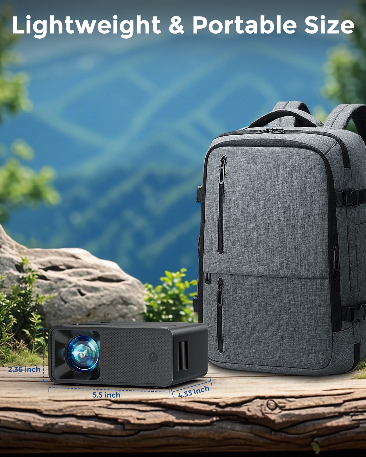 CiBest Mini 1080P Portable Video Projector