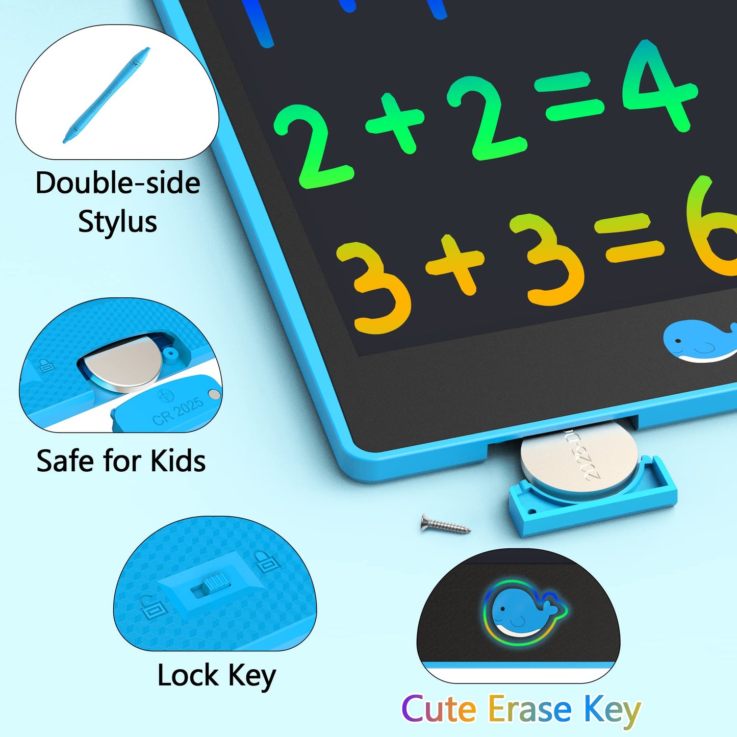 LCD Writing Tablet for Kids 8.8 Inch
