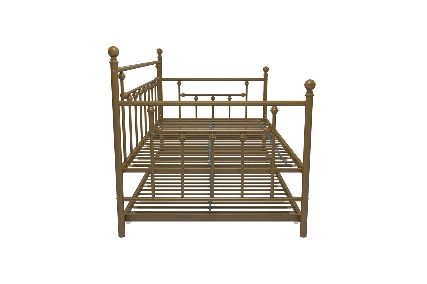 DHP Manila Metal Twin Size Daybed and Twin Size Trundle (Gold)