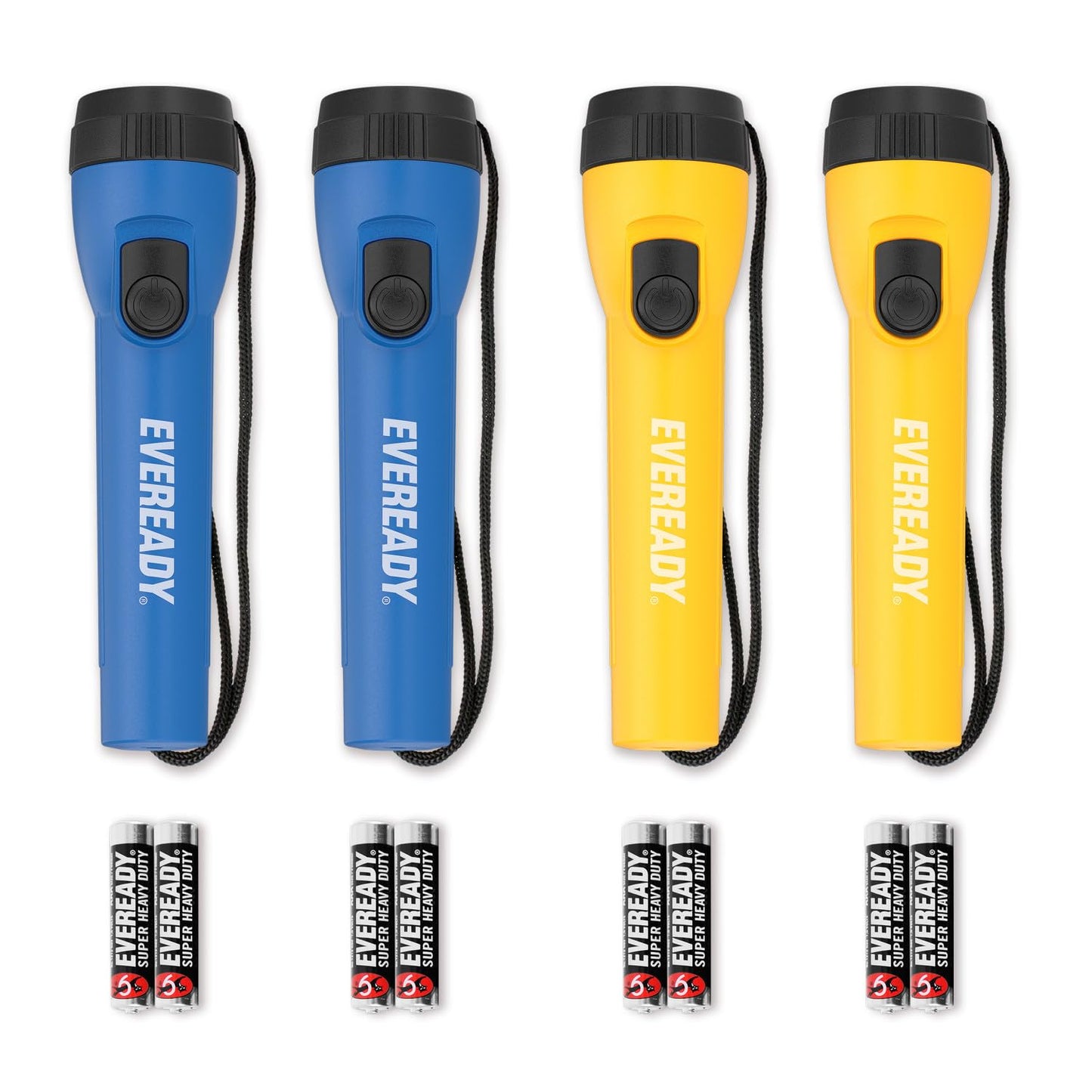 Eveready LED Flashlights 4-Pack for Emergencies