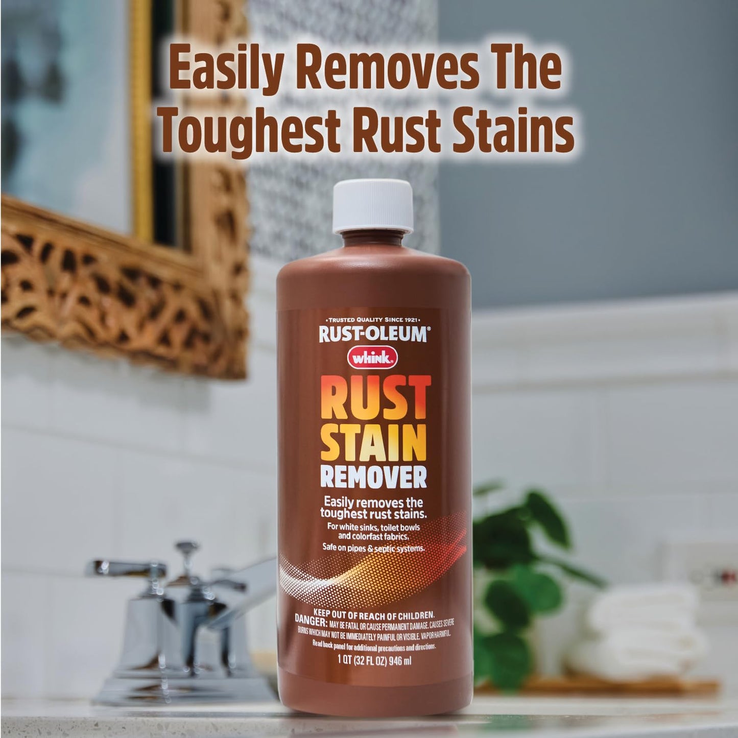 Rust-Oleum Heavy-Duty Rust Stain Remover, 32 oz