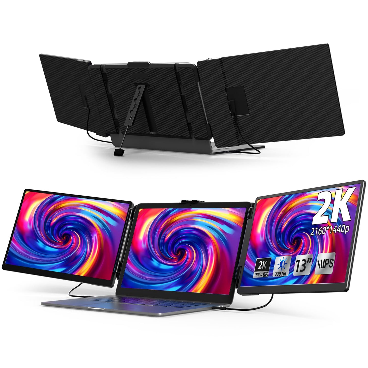 2K Laptop Screen Extender for Multi-Screen Setup