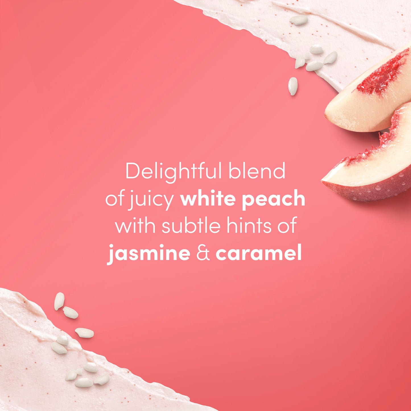 Dove Body Scrub with White Peaches & Rice