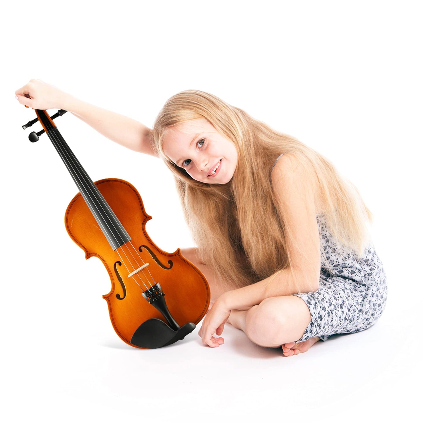 DEBEIJIN Adults Kids Violin - Premium Violin for Kids Beginners - Ready To Play 4/4 Violin - Handcrafted Student Beginner Violin