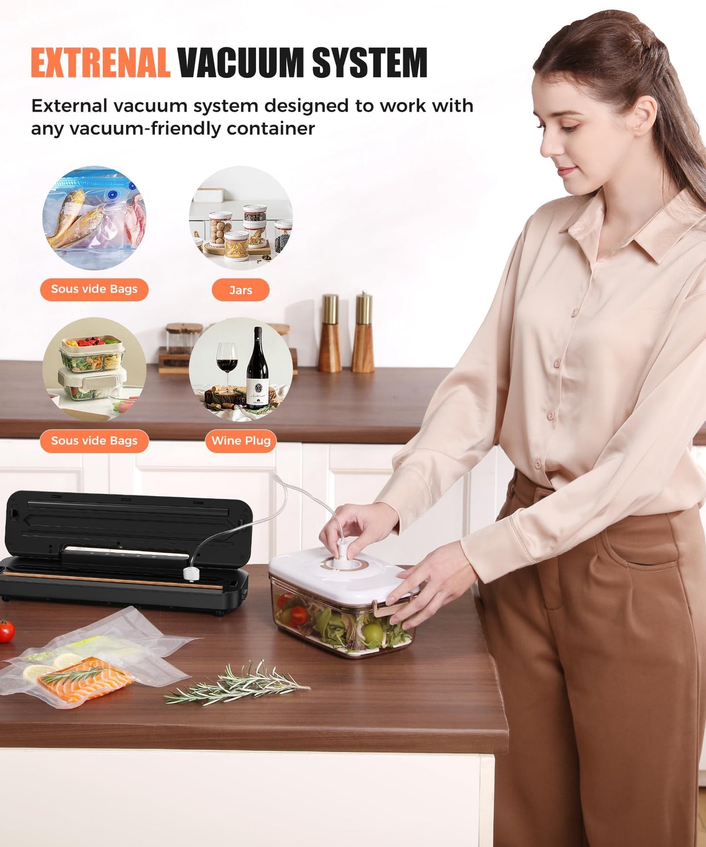 Vacuum Sealer Machine for Food Preservation