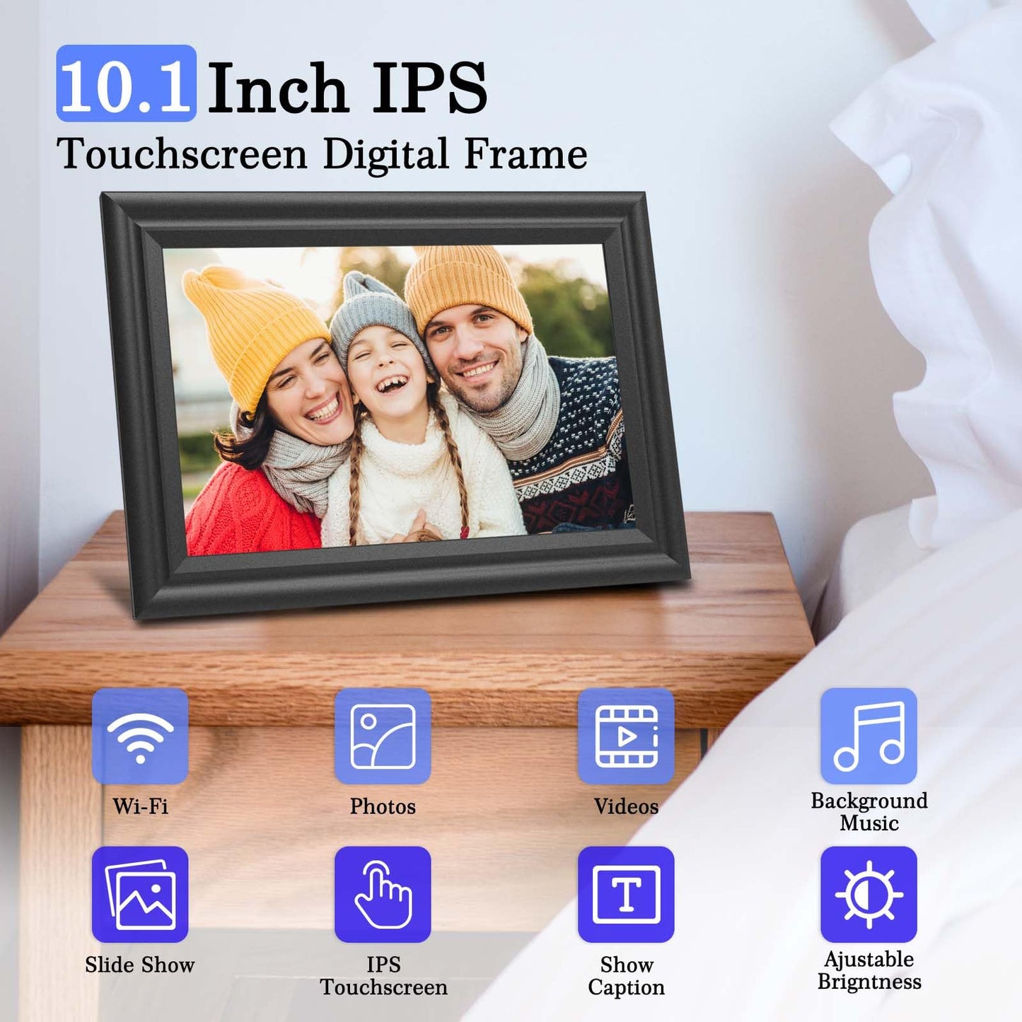 10.1" WiFi Digital Picture Frame by VEALLIFE