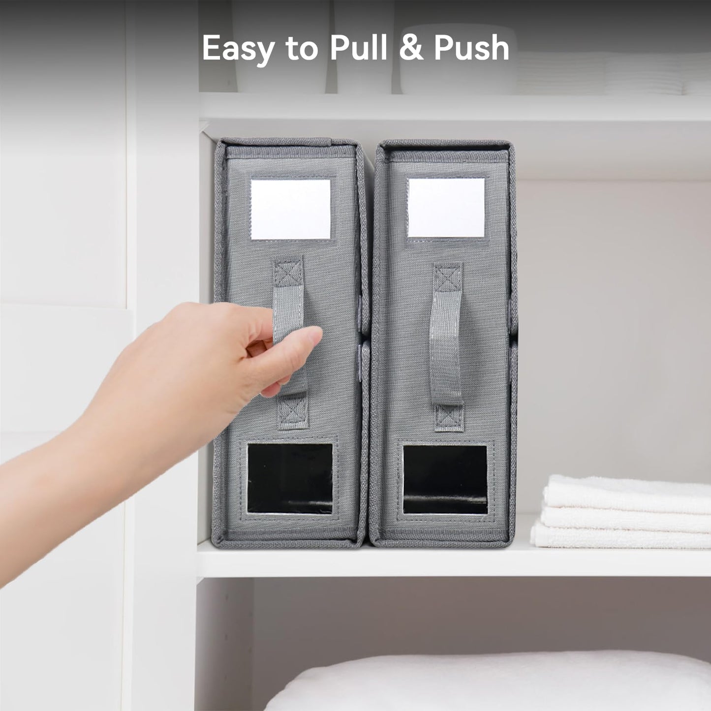 Foldable Sheet Organizers for Linen Closet Storage