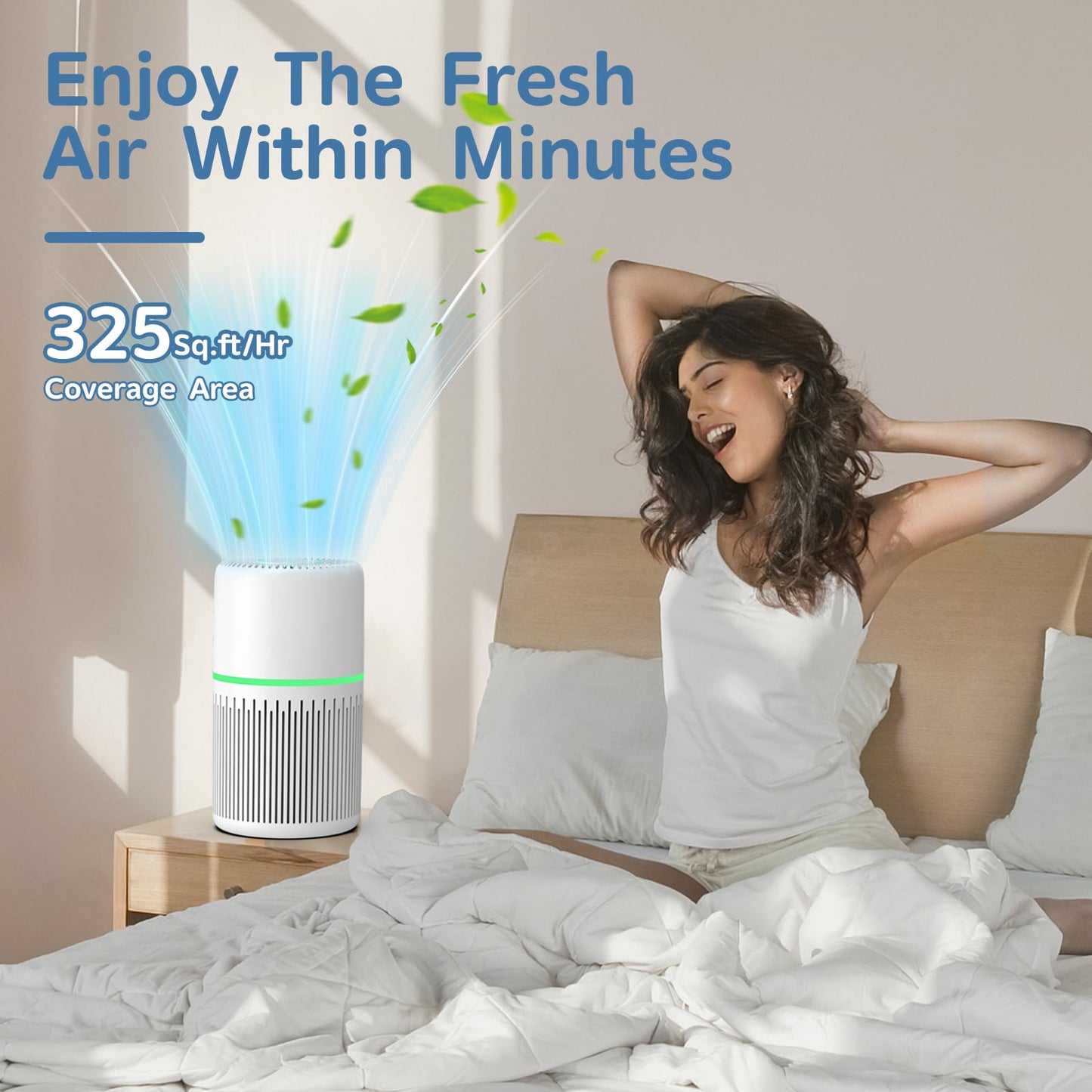 HEPA Air Purifier for Home by FRESHDEW