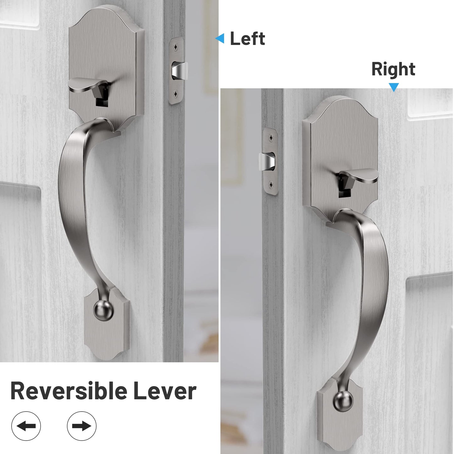 Electronic Keypad Deadbolt Door Lock, Satin Nickel