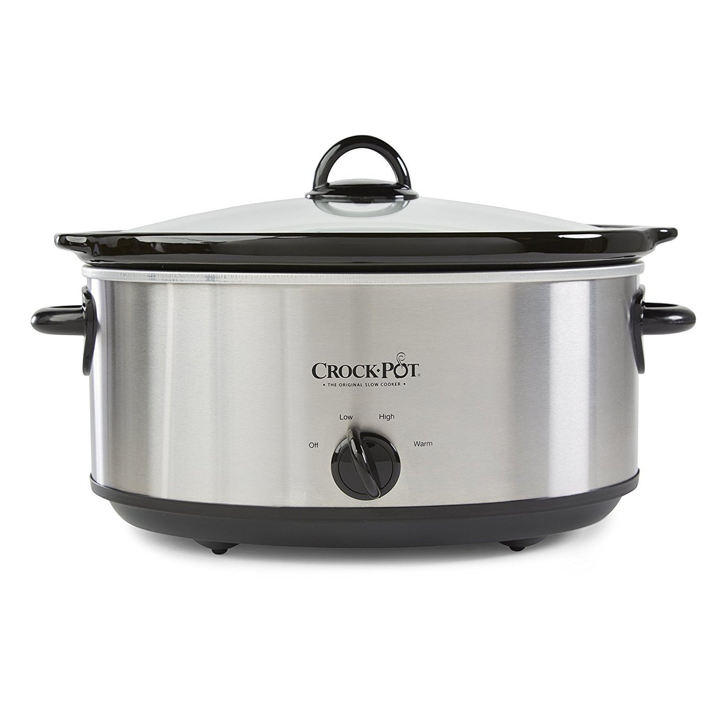 Crock-Pot 7 Quart Manual Slow Cooker - Stainless Steel
