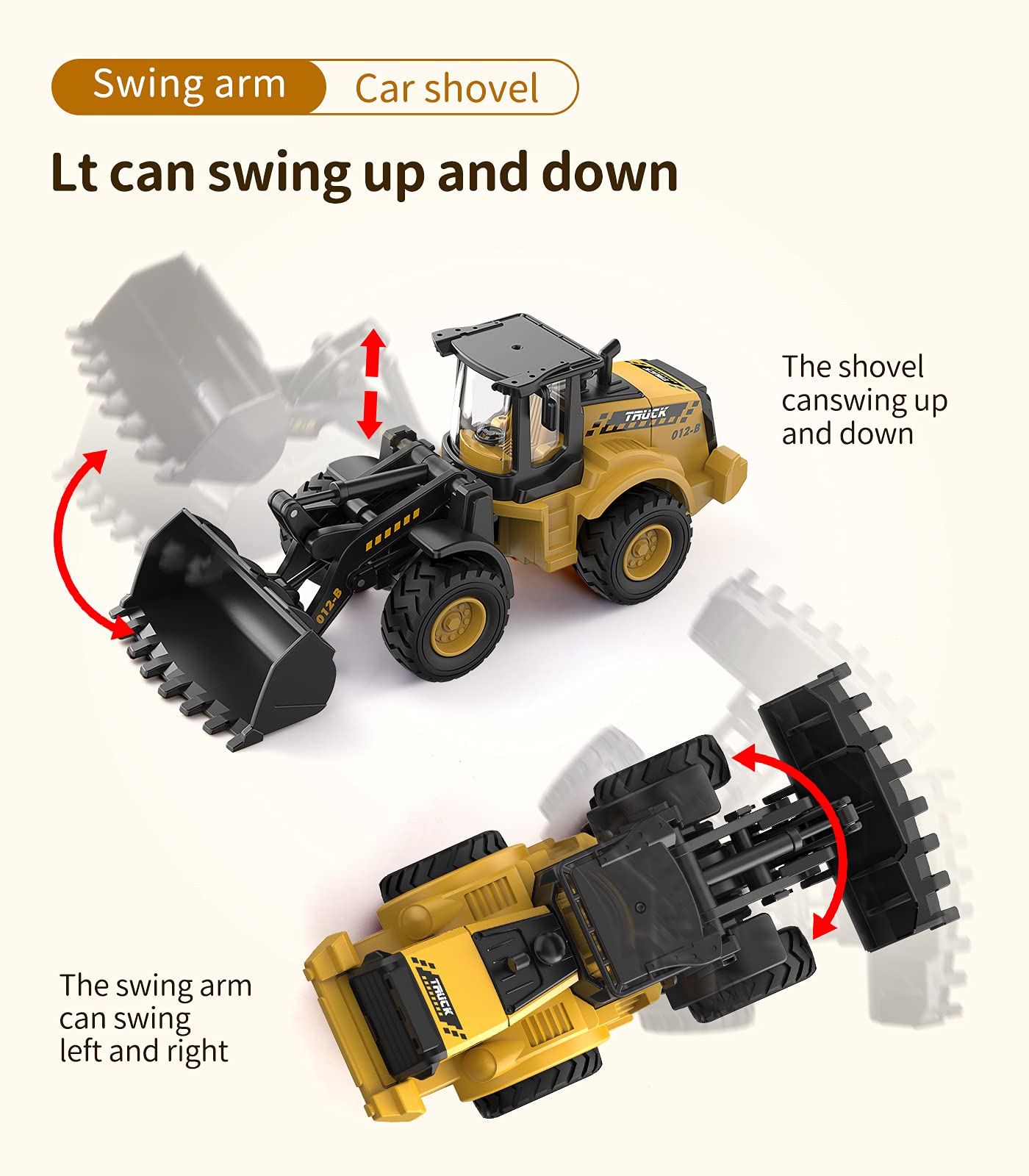 Excavator Construction Toys for Kids Age 3-12