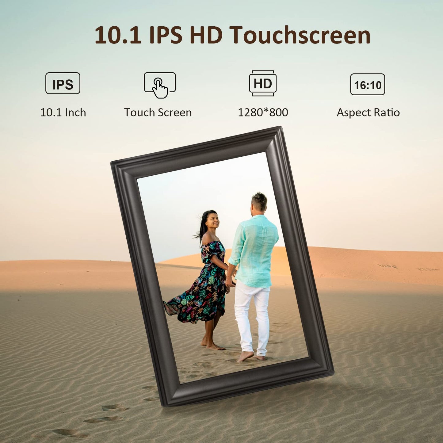 10.1" WiFi Digital Photo Frame with Touch Screen