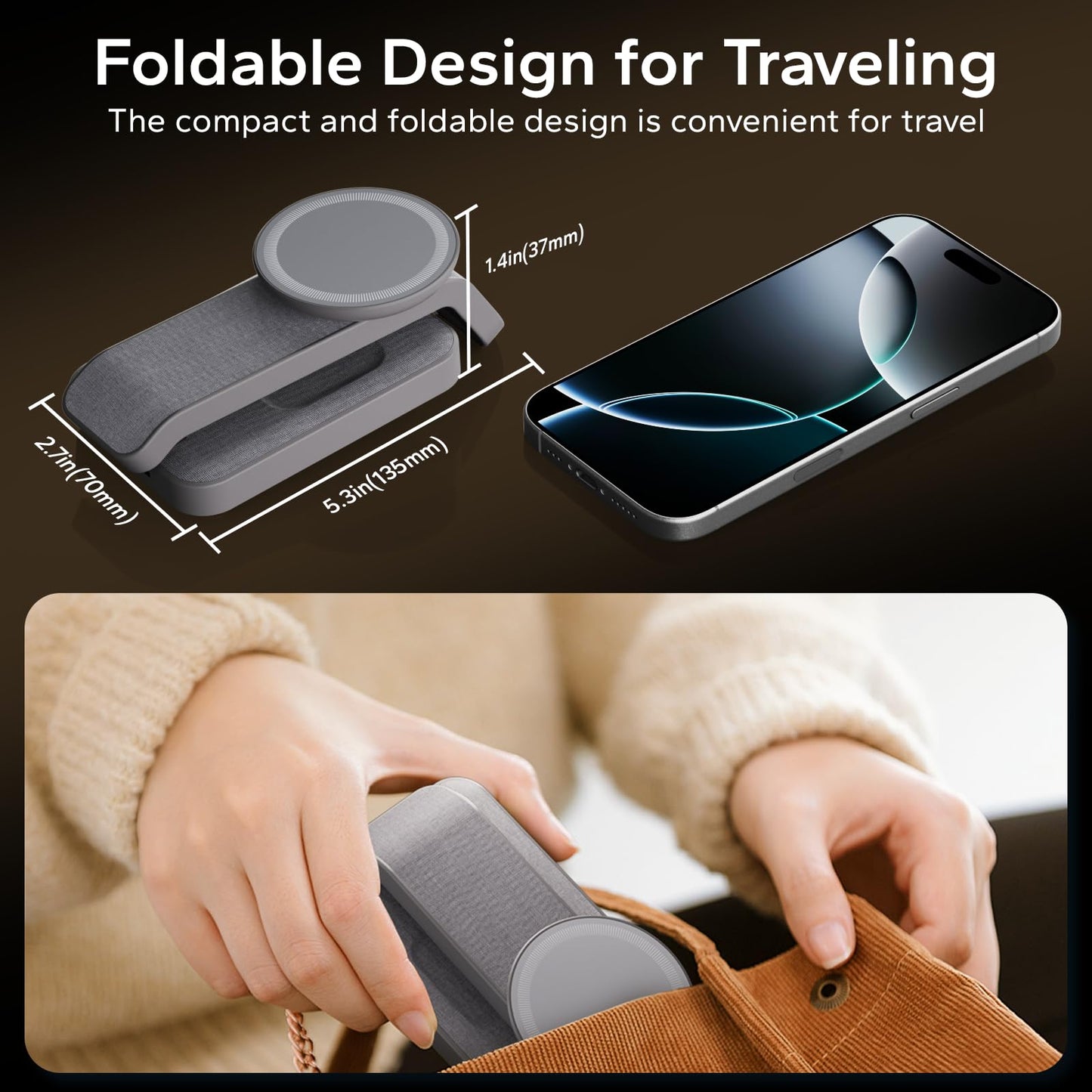 3-in-1 Wireless Charging Station for MagSafe