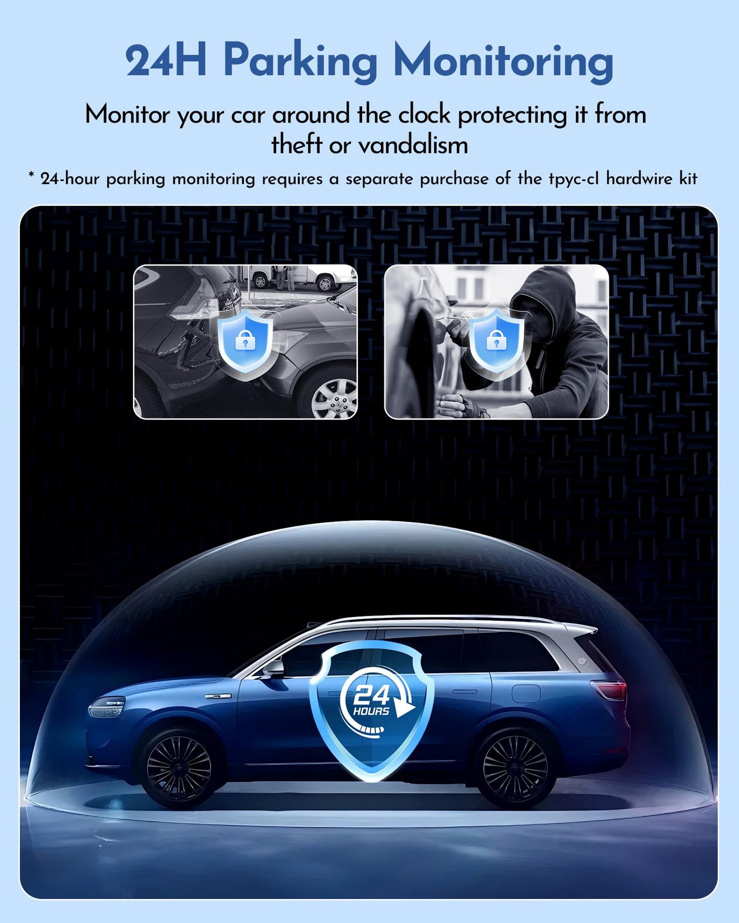 DELLFY 4K Dash Cam with Night Vision & Wi-Fi