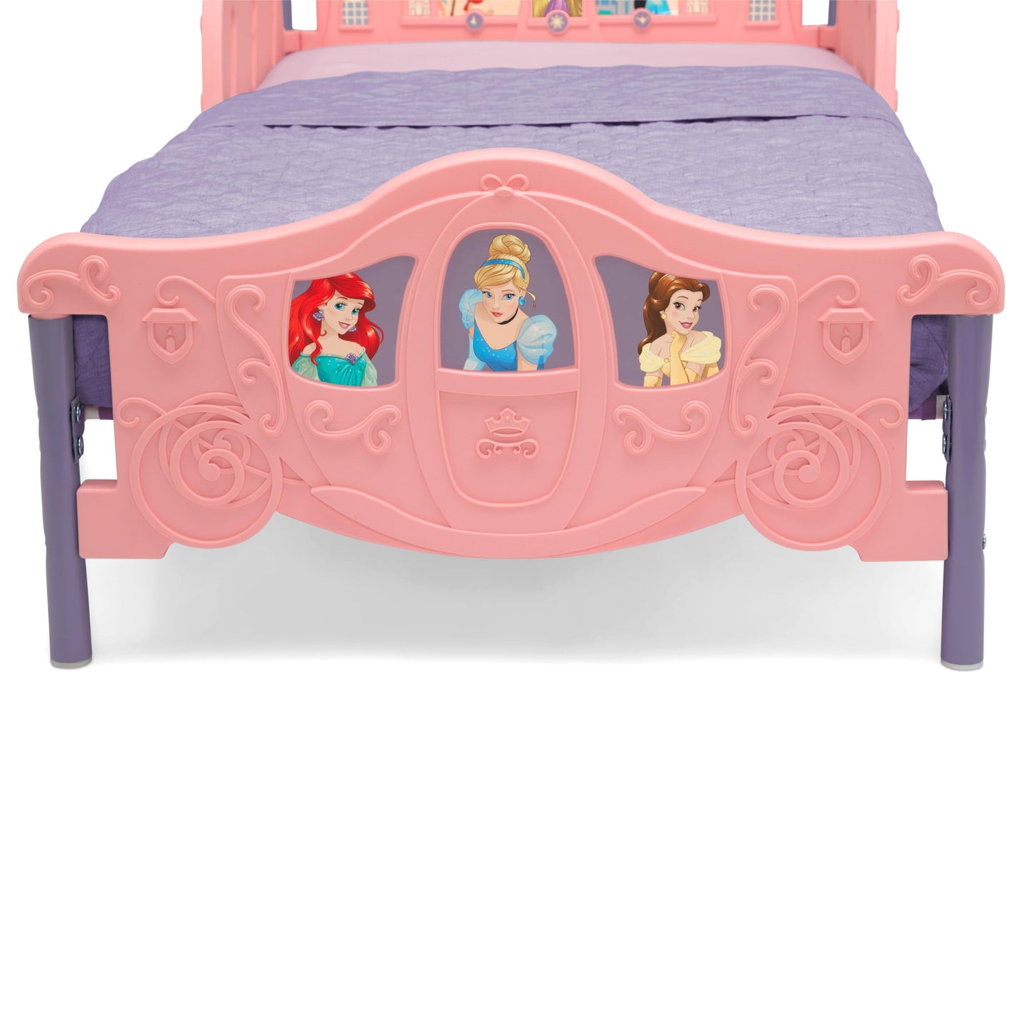 Delta Children Disney Princess 3D Toddler Bed, Pink