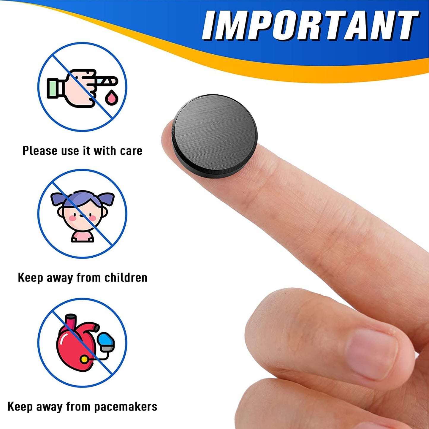 60Pcs Ceramic Magnets Round Disc Magnets,Small Magnets for Crafts with Adhesive Backing, Perfect for Refrigerator Button DIY Cup Tiny Magnet Craft Hobbies, Science Projects- 0.7'' D x 0.19''H