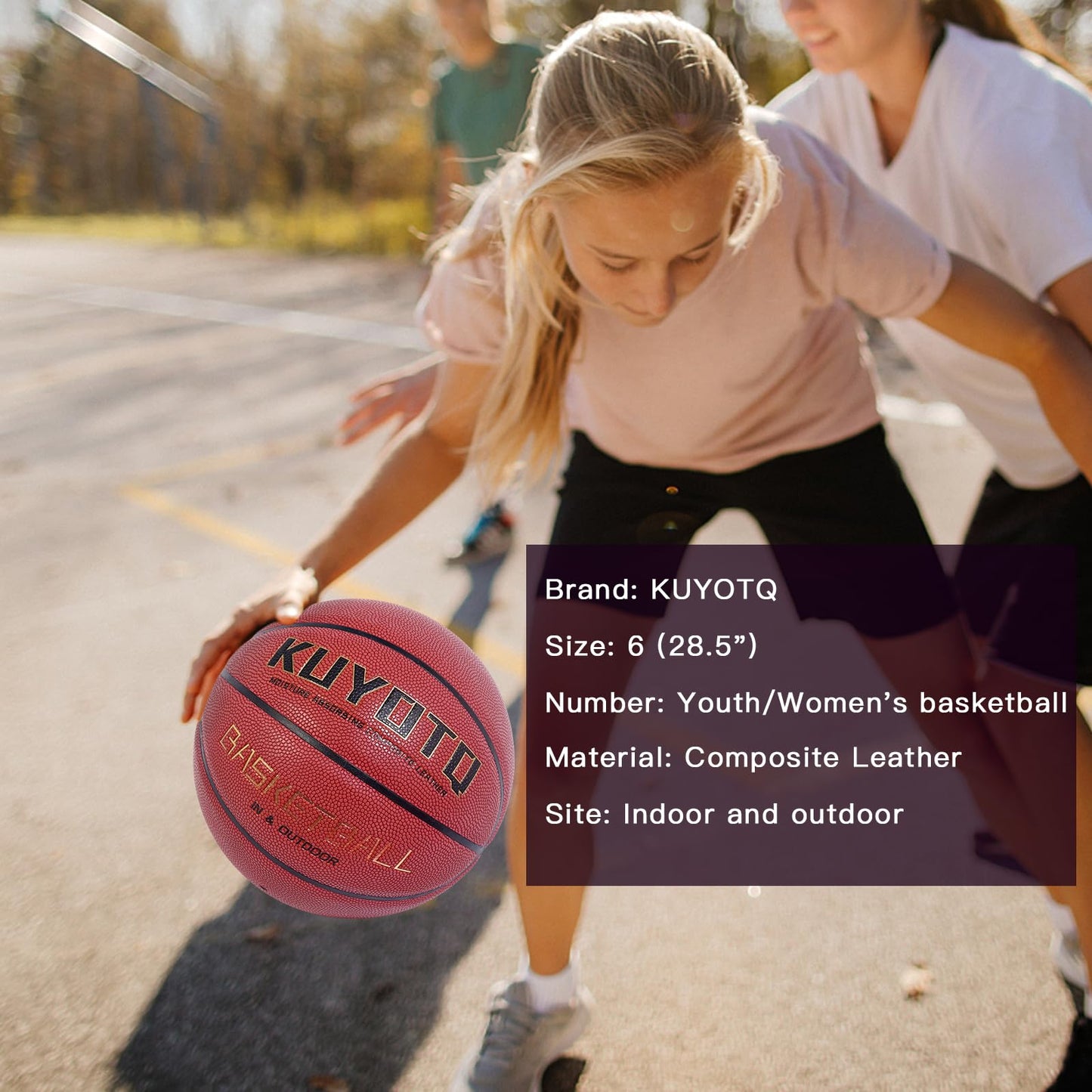 28.5" Indoor Outdoor Basketball for Youth Training